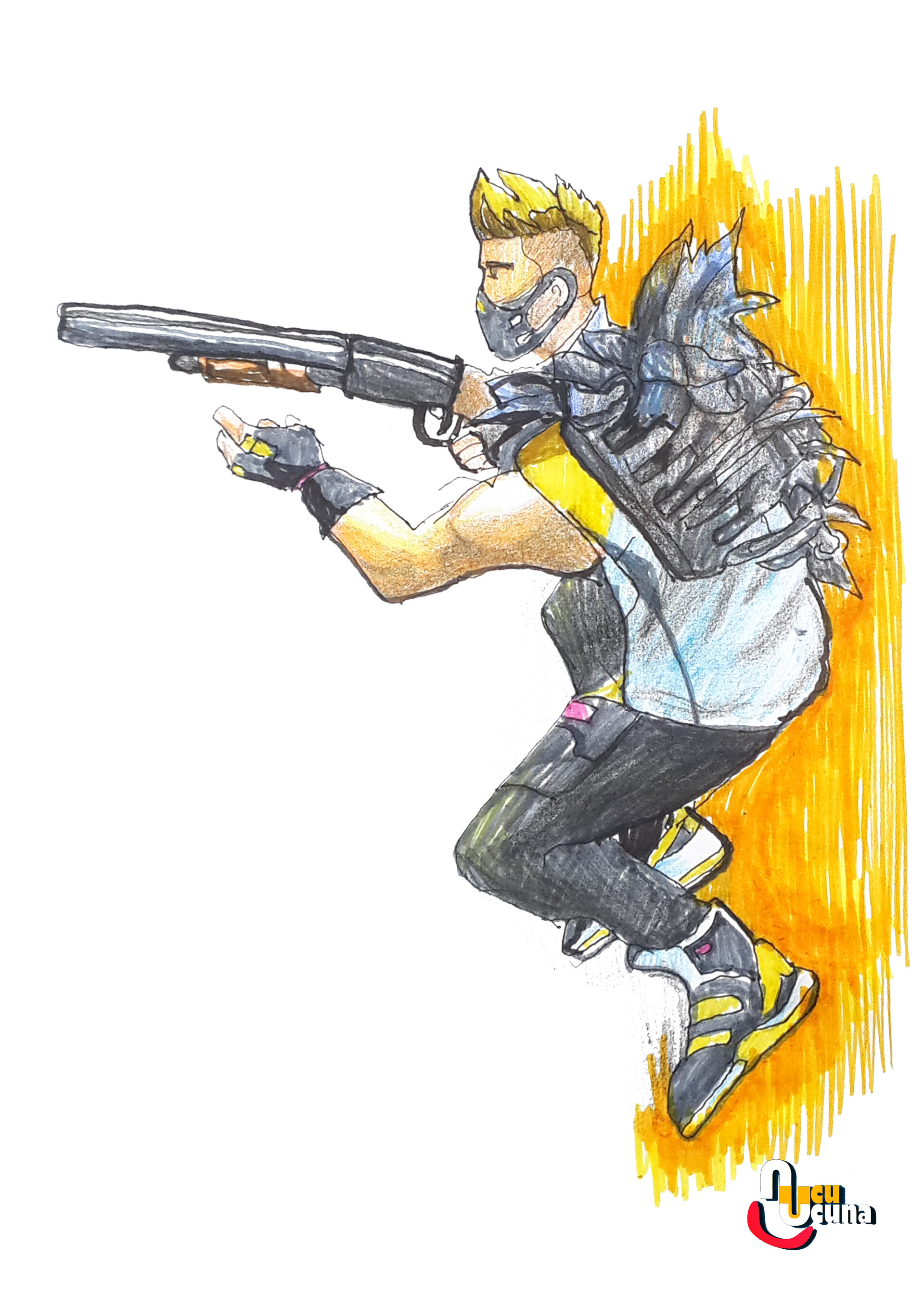 Artstation How To Draw Drift From Fortnite Ucu Ucuna