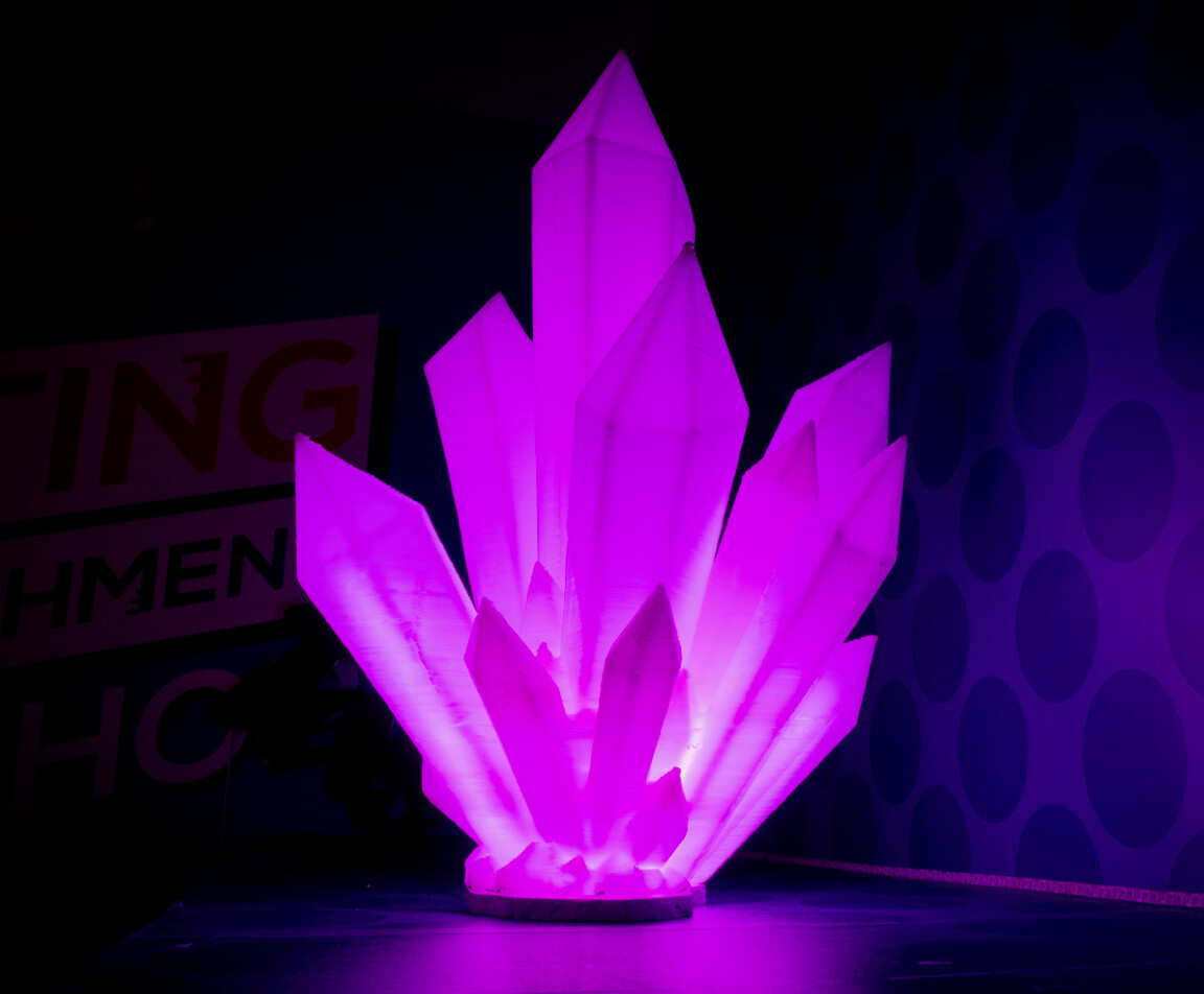 Printed Crystals- LED Lighting - Responsible for printing