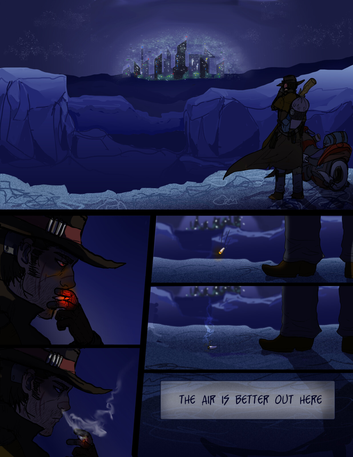 Vulture and Magpie, Pg 1