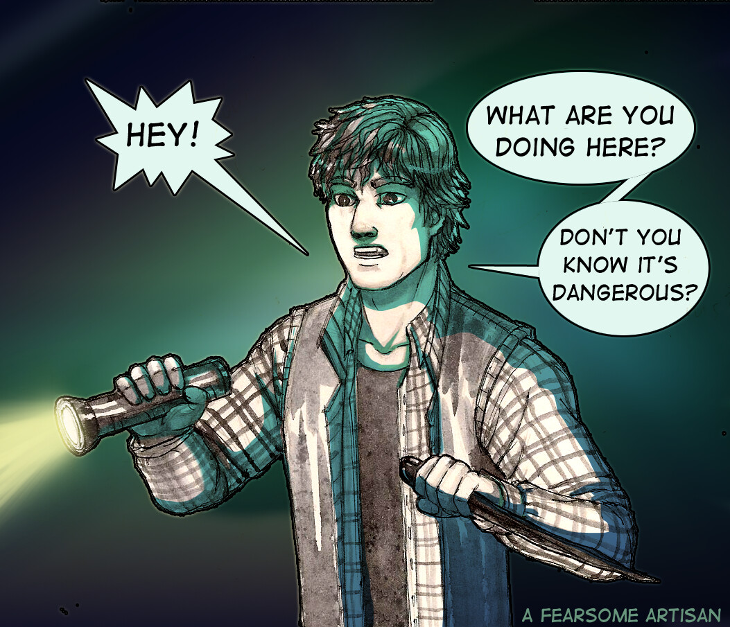 Original RPG character comic starter.