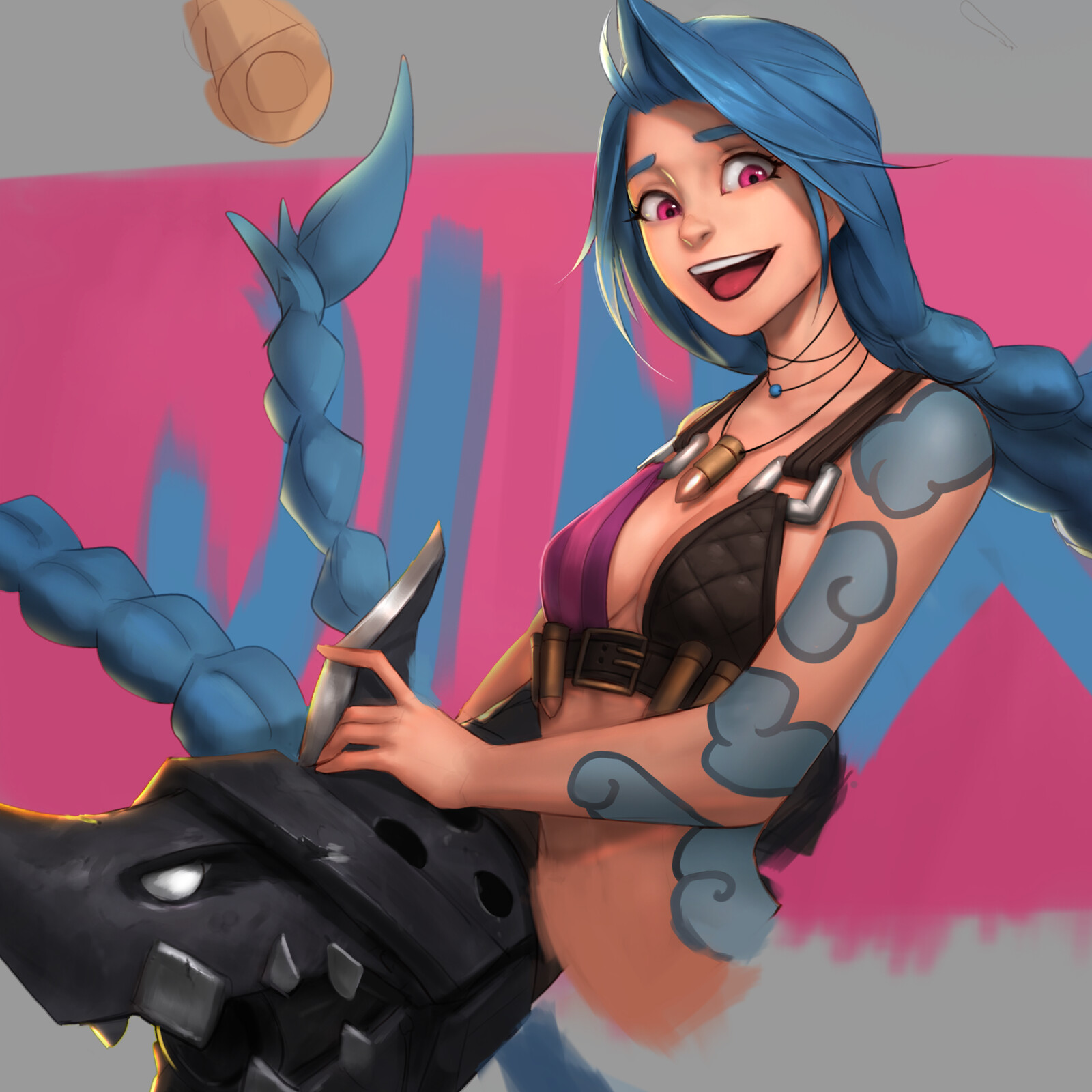 trying to paint aa 