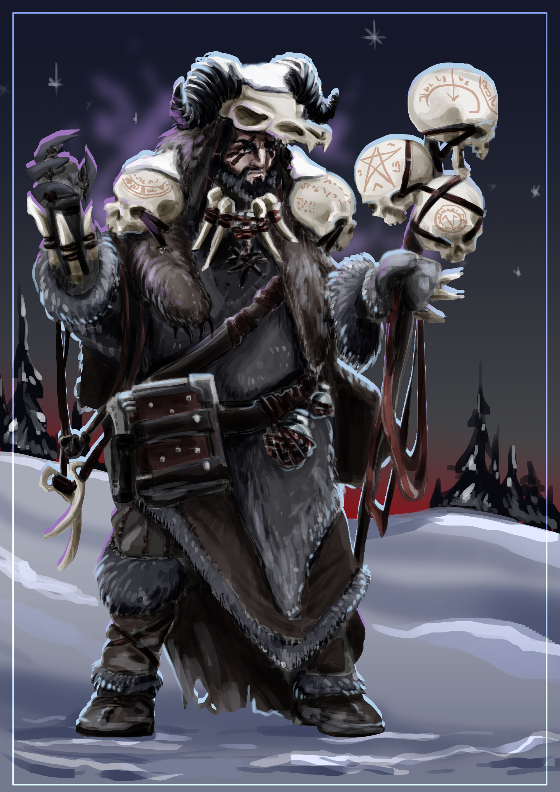 ArtStation Winter Warlock