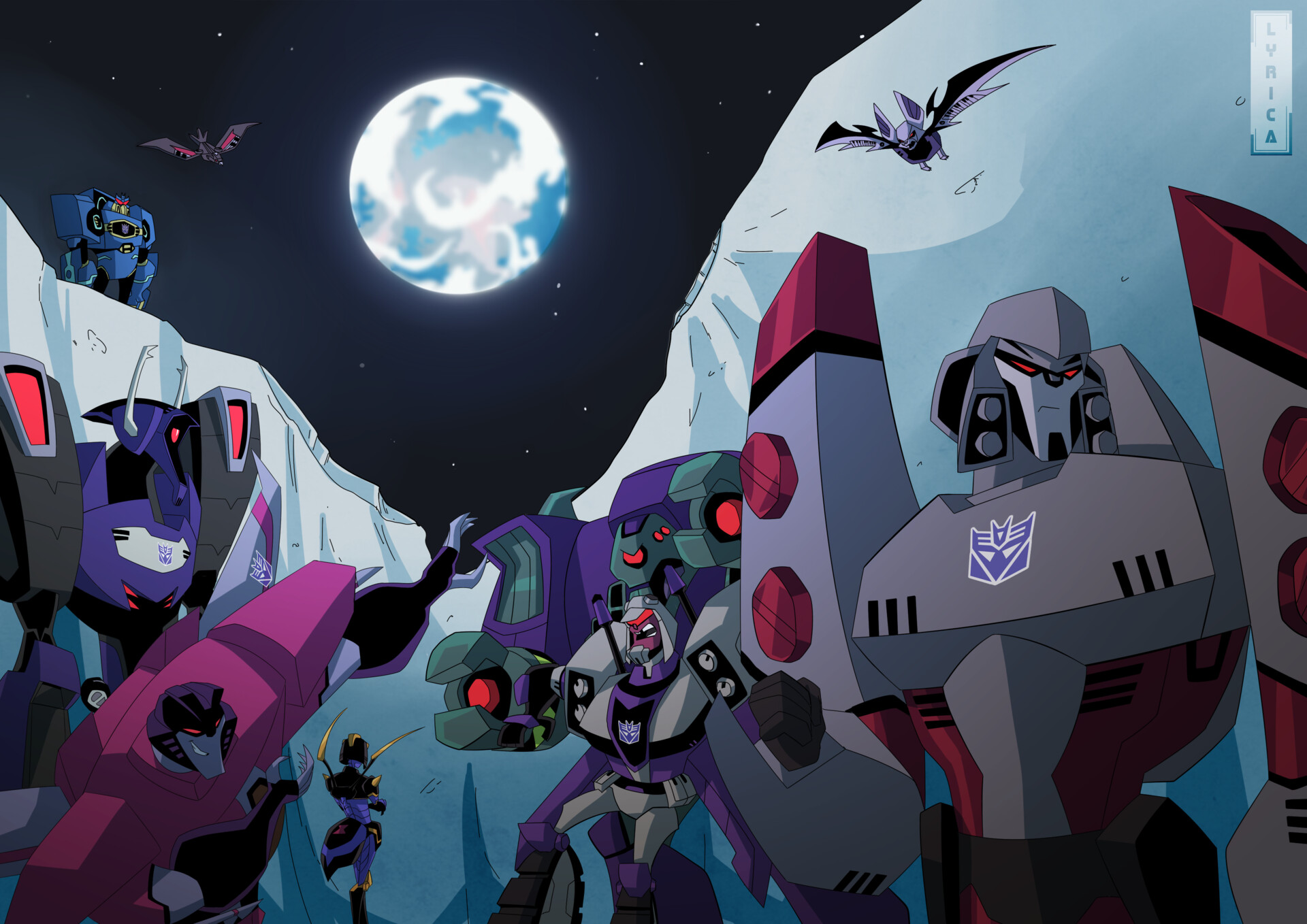 ArtStation - Transformers Animated Decepticon Poster