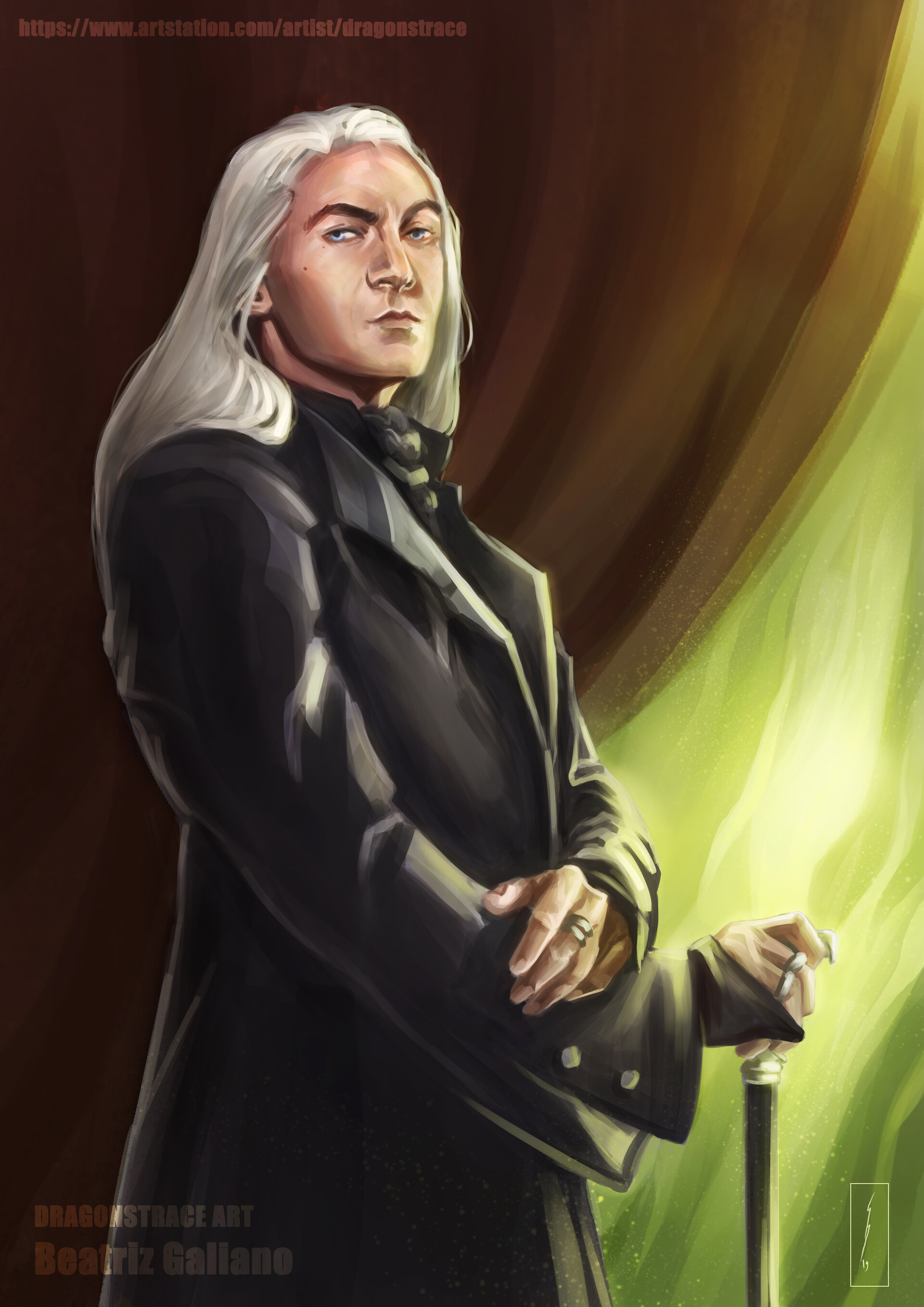 Beatriz Galiano Lucius Malfoy Fan Art