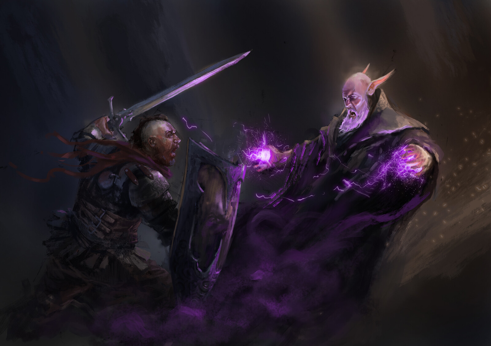 Knight VS wizard