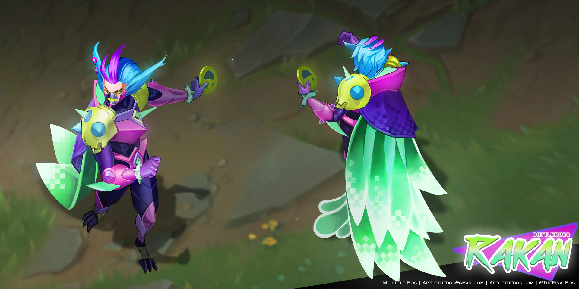 league fanskin battle boss rakan