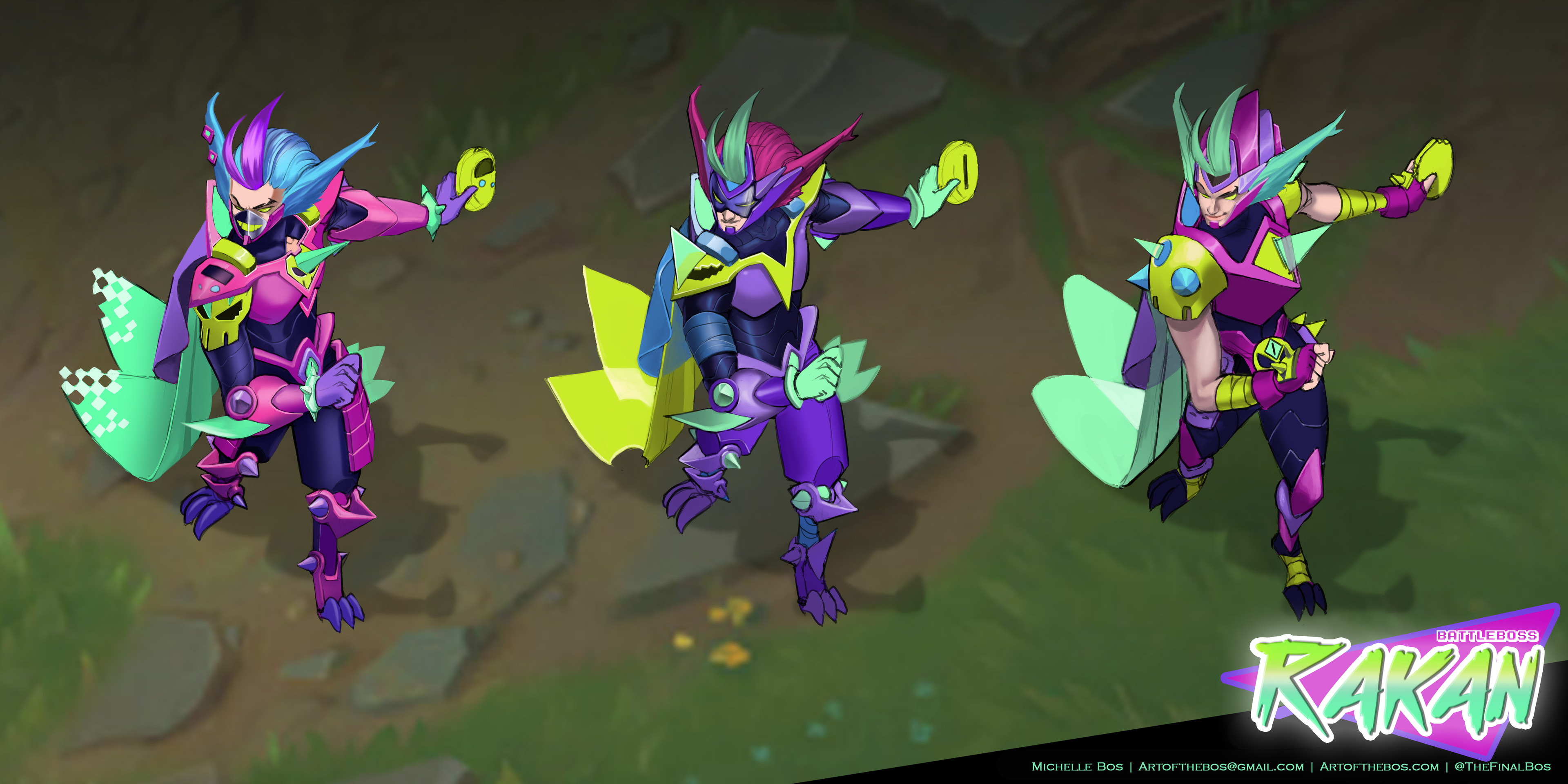 league fanskin battle boss rakan