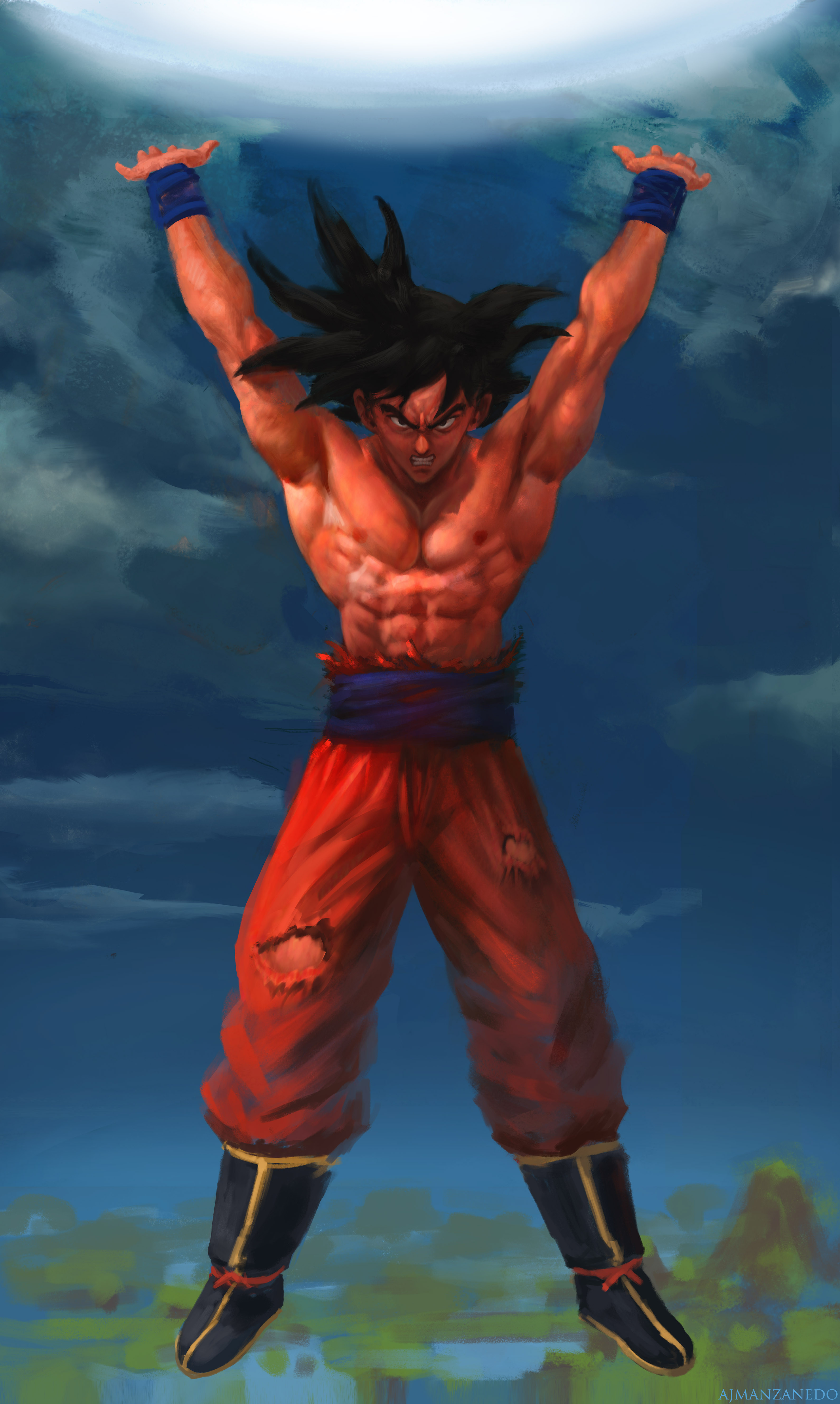 Goku. Genkidama