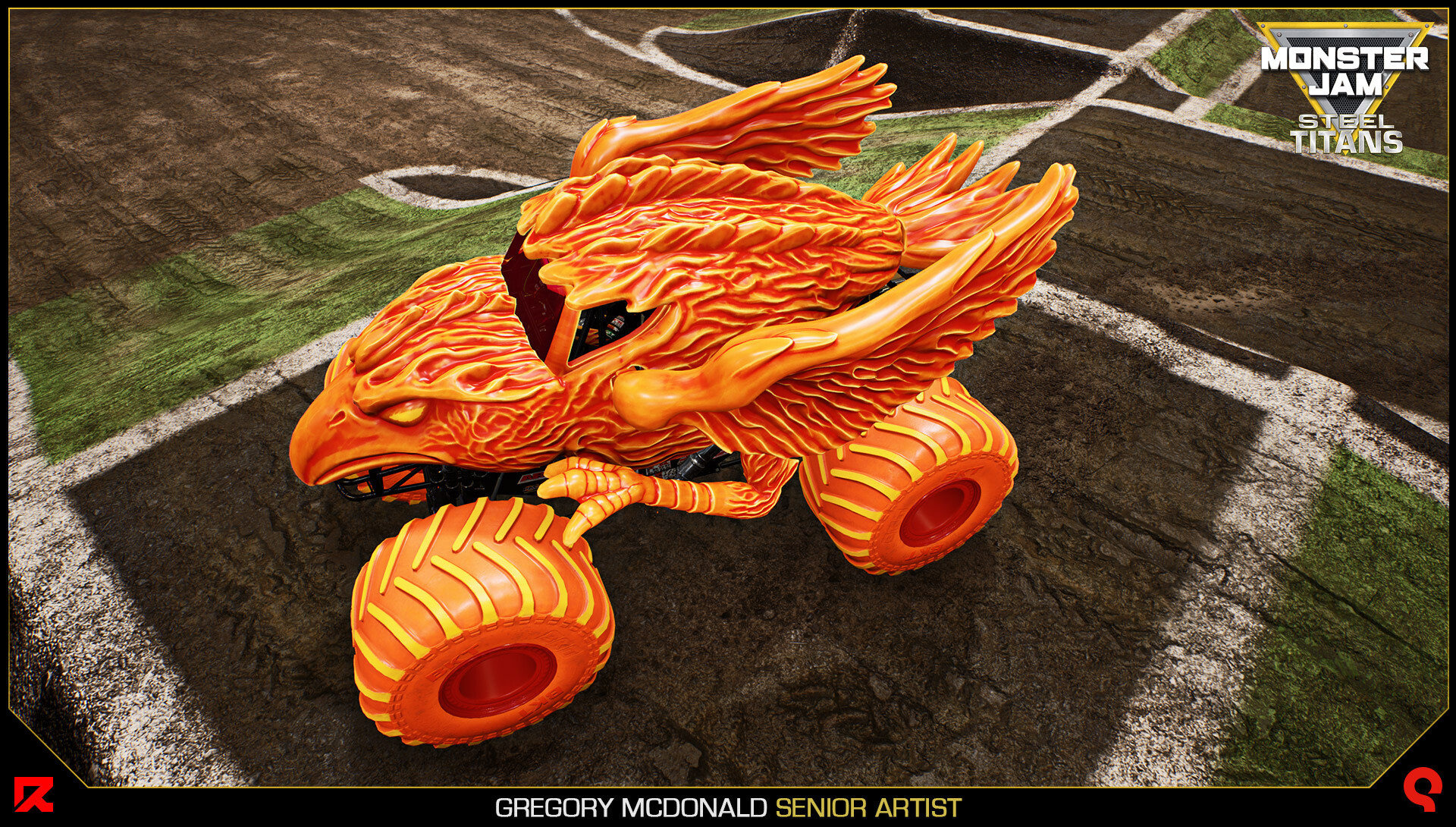 Wildfire monster shop truck toy