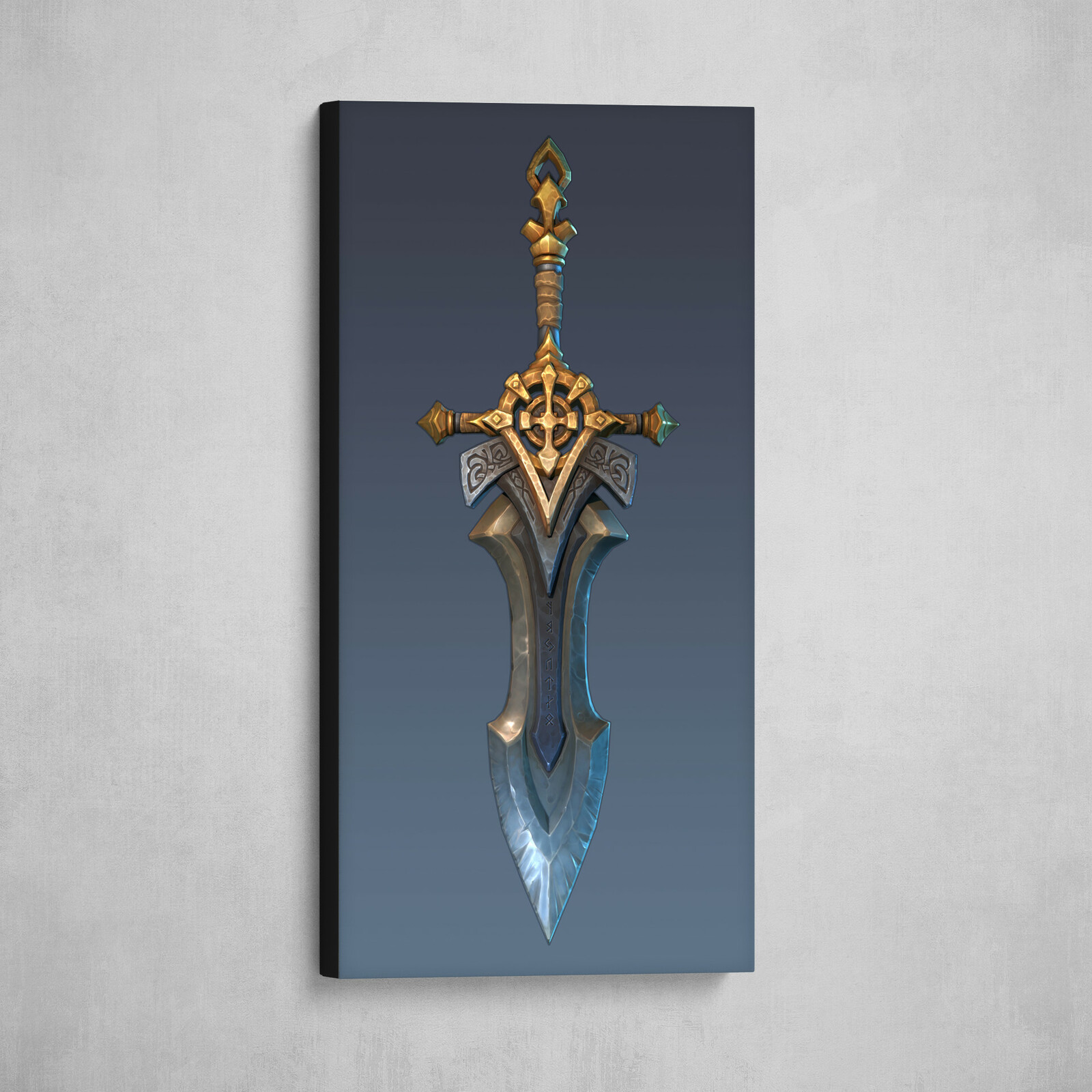 You can now buy an art print of a sword here : https://www.artstation.com/prints/art_print/8Kb0/the-legend-of-king-arthur-artstation-challenge-excalibur