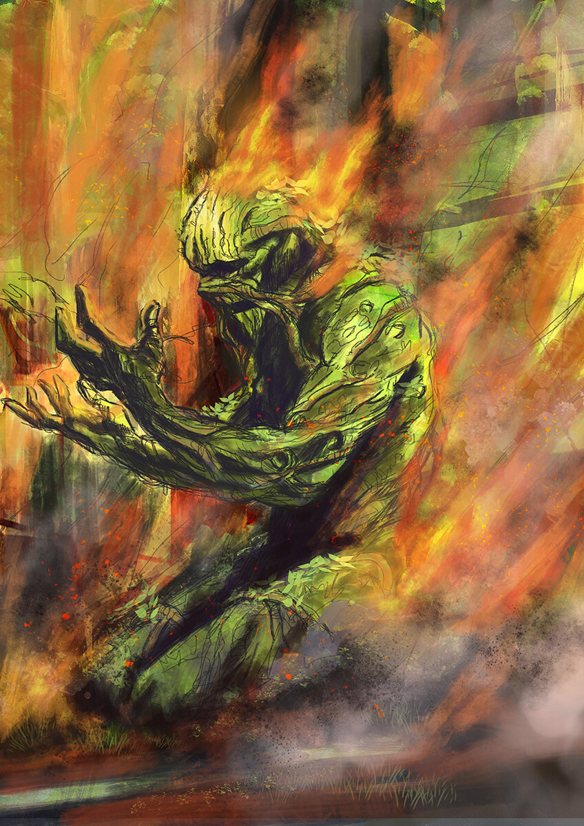 My Forest Is Burning By Rick Troula Sympatheticmonsters