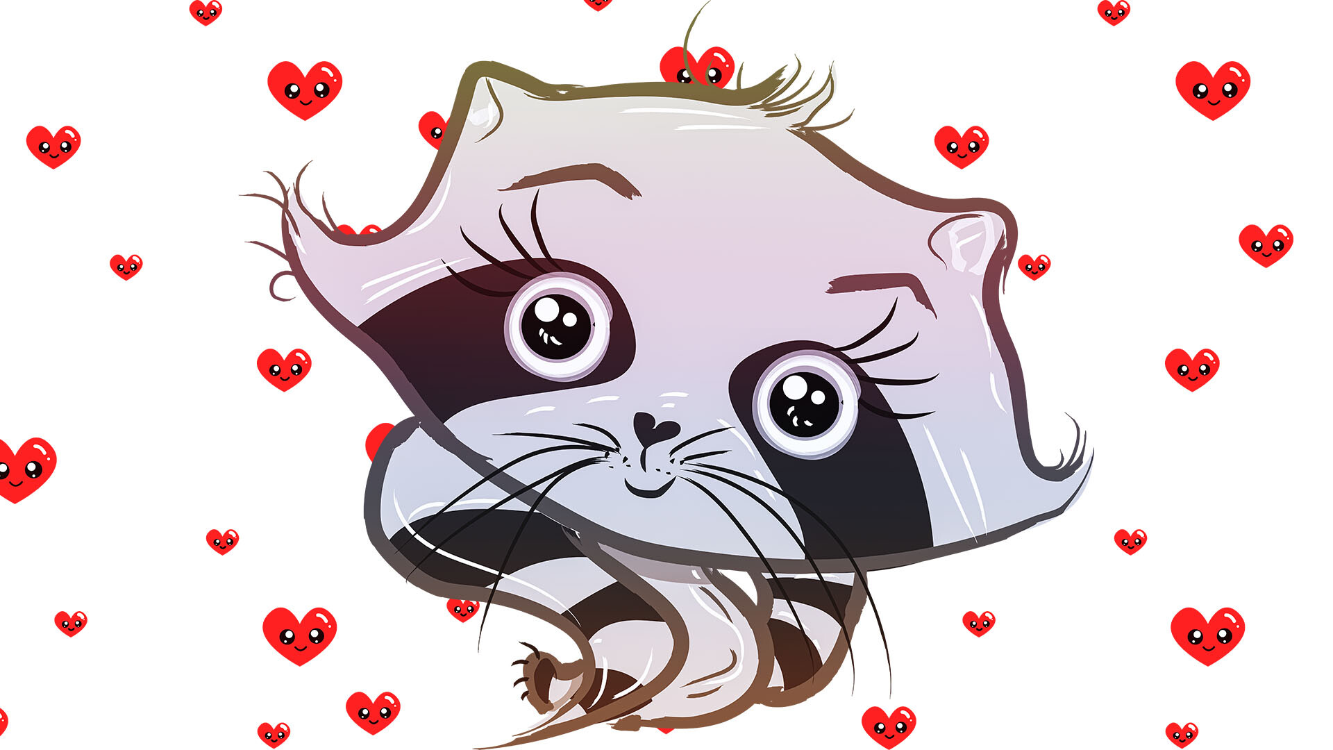 Artstation Cute Raccoon Alina Zakovyrko