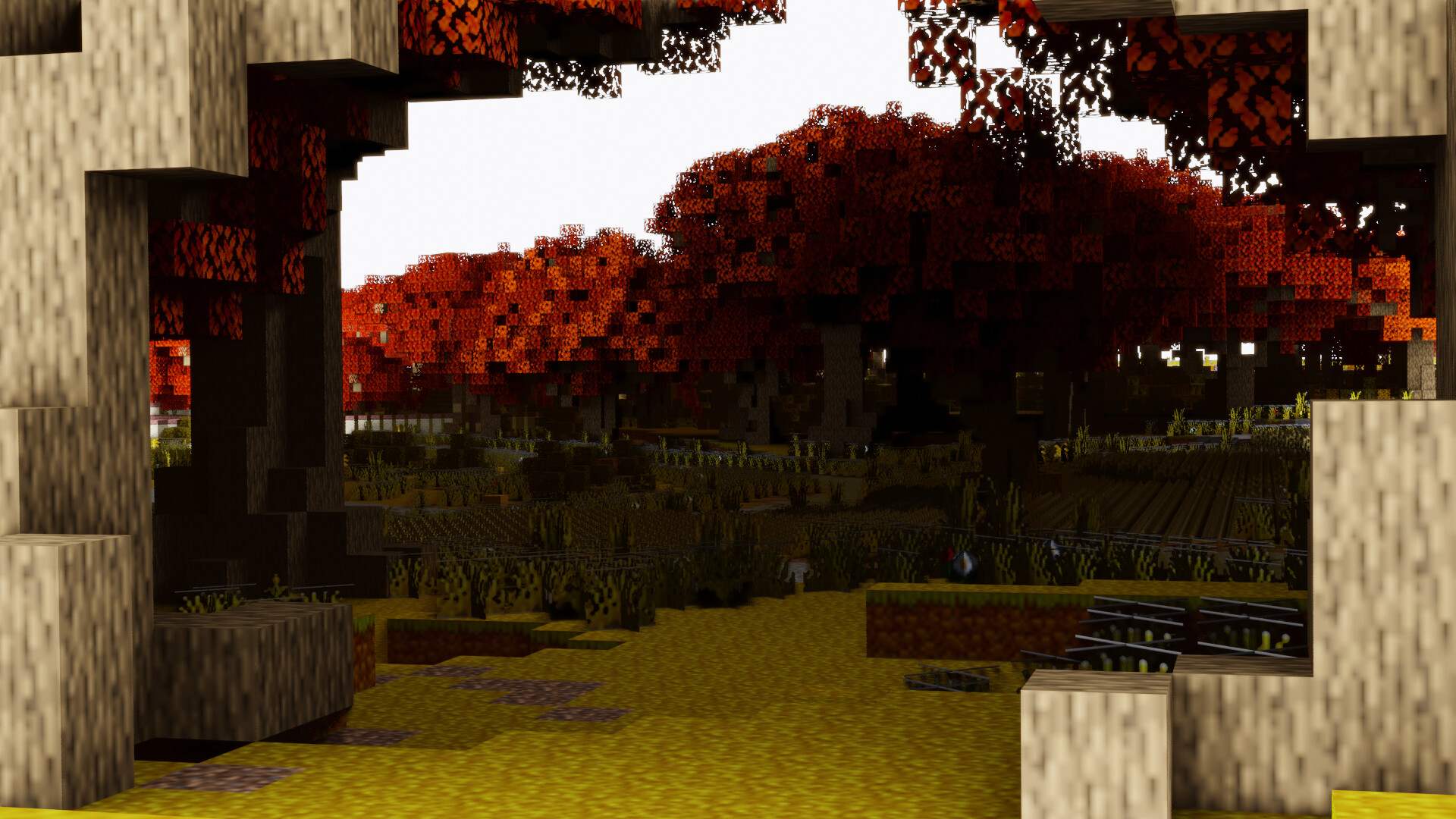 ArtStation - Minecraft_fall_scene