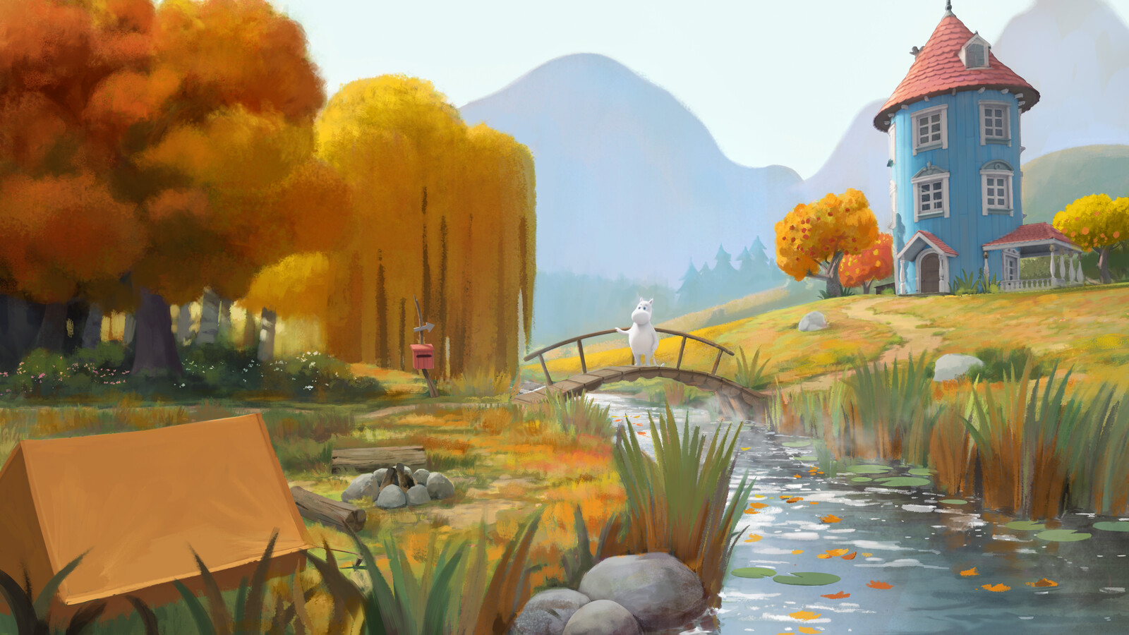 Artstation Moominvalley Concept Art Seasons In Moominvalley