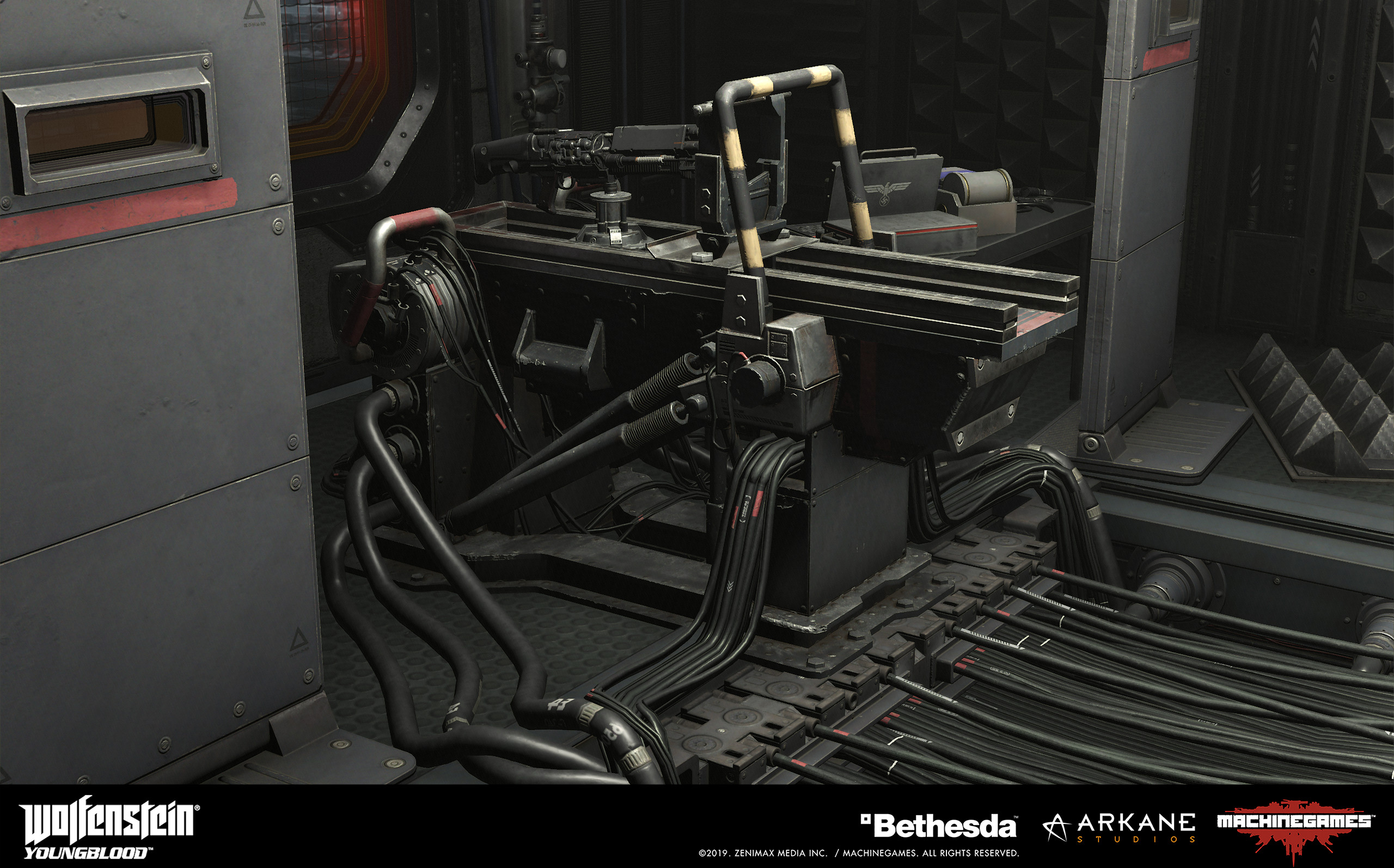 Electrogewhr test bench