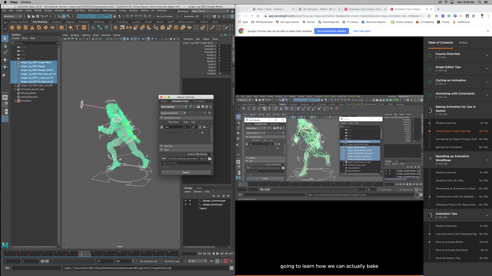 ArtStation Baking Animation for Use in Games