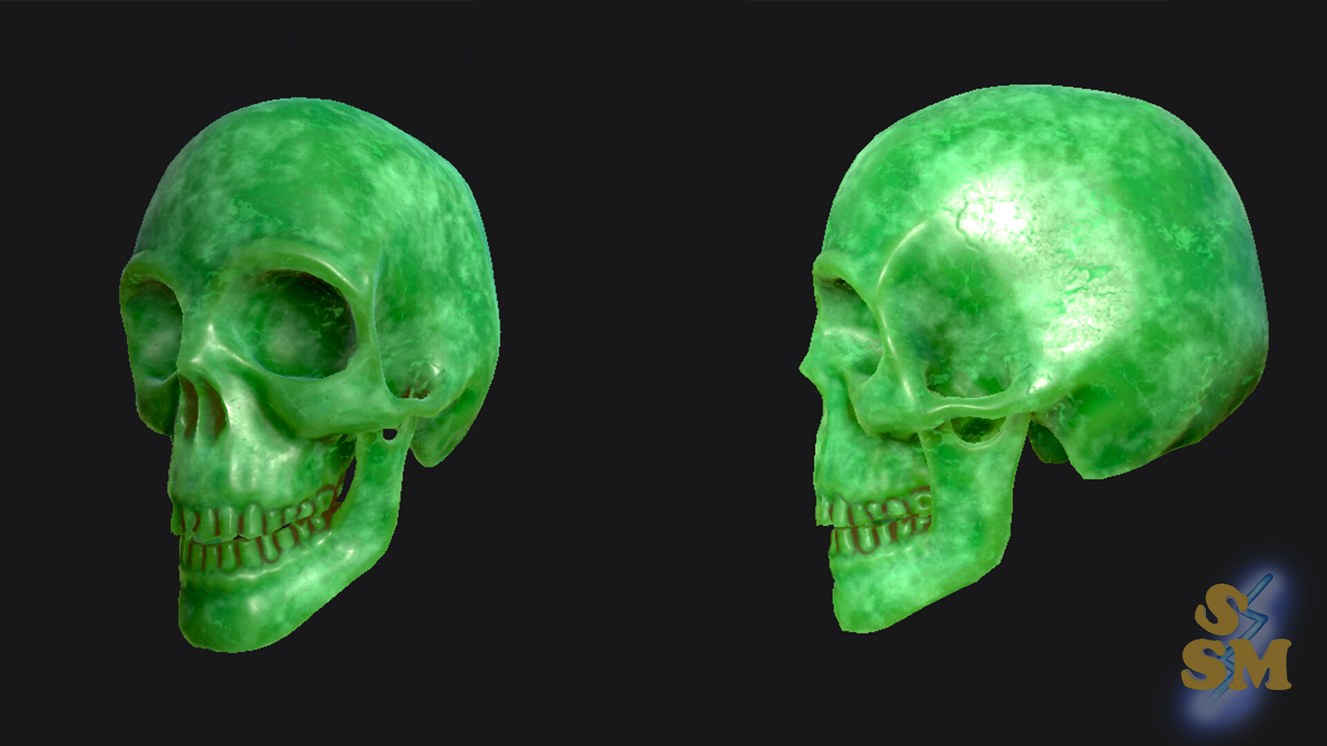 Artstation Jade Skull Sean Murray