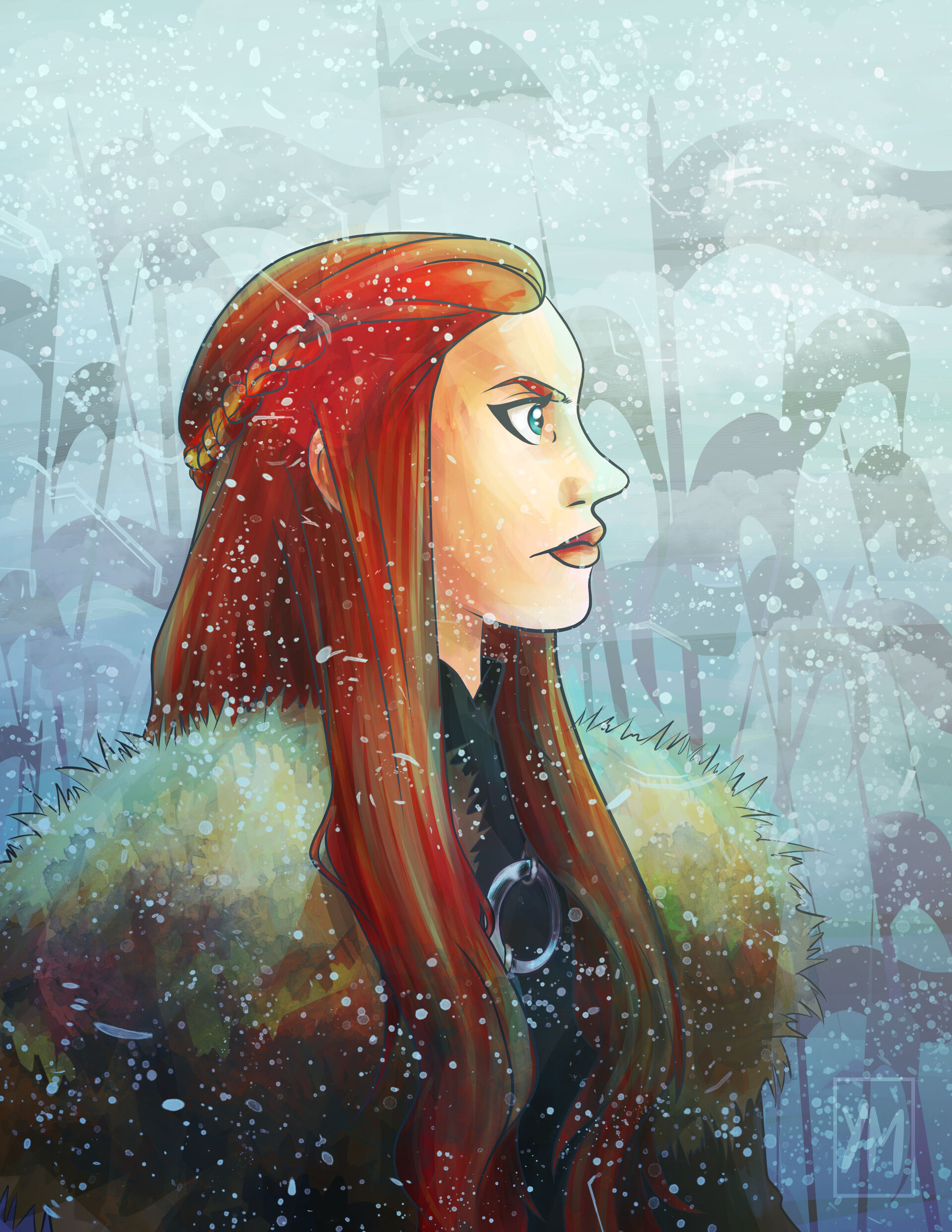 ArtStation - Lady of Winterfell