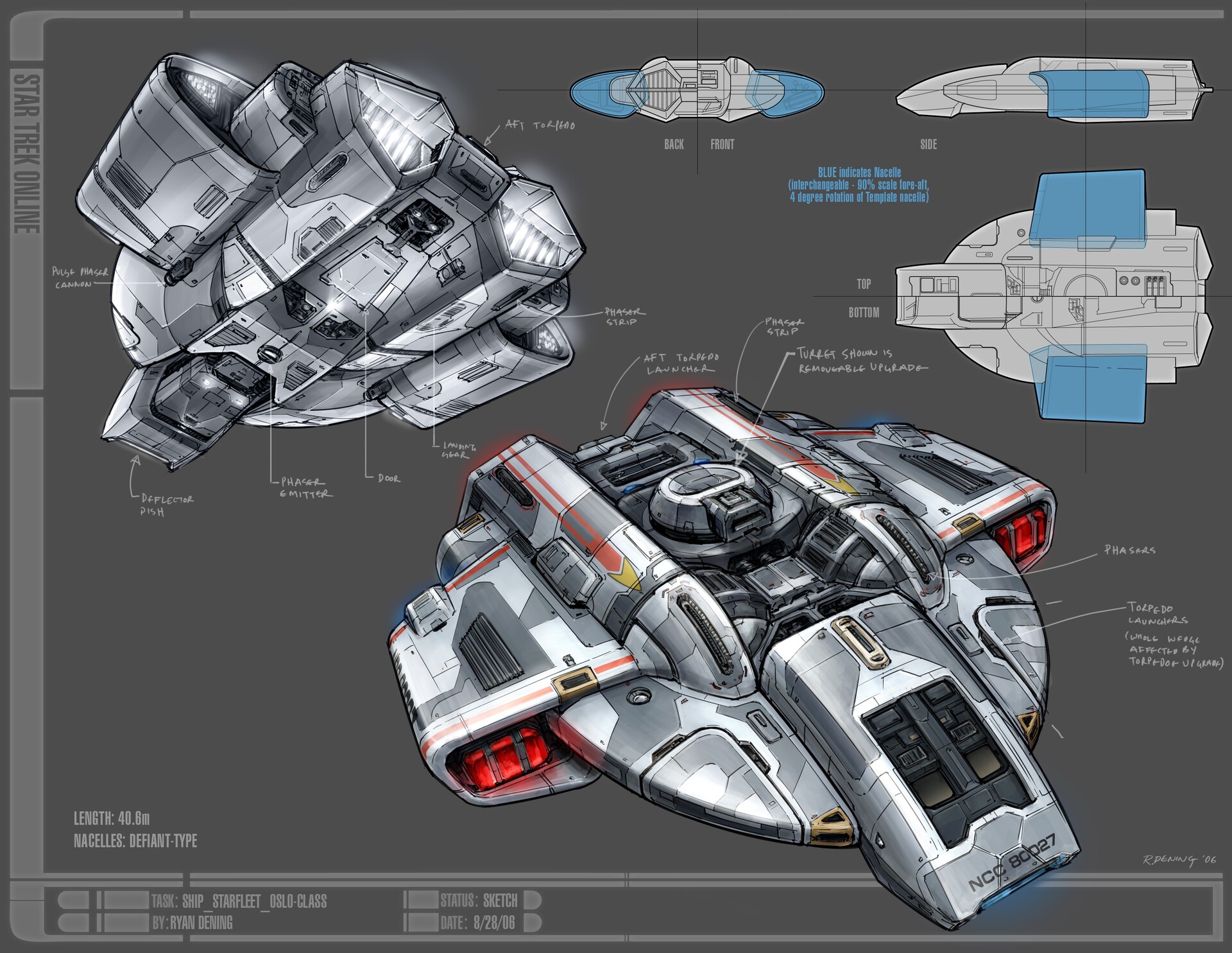 Ryan Dening Star Trek Online Starfleet Ships