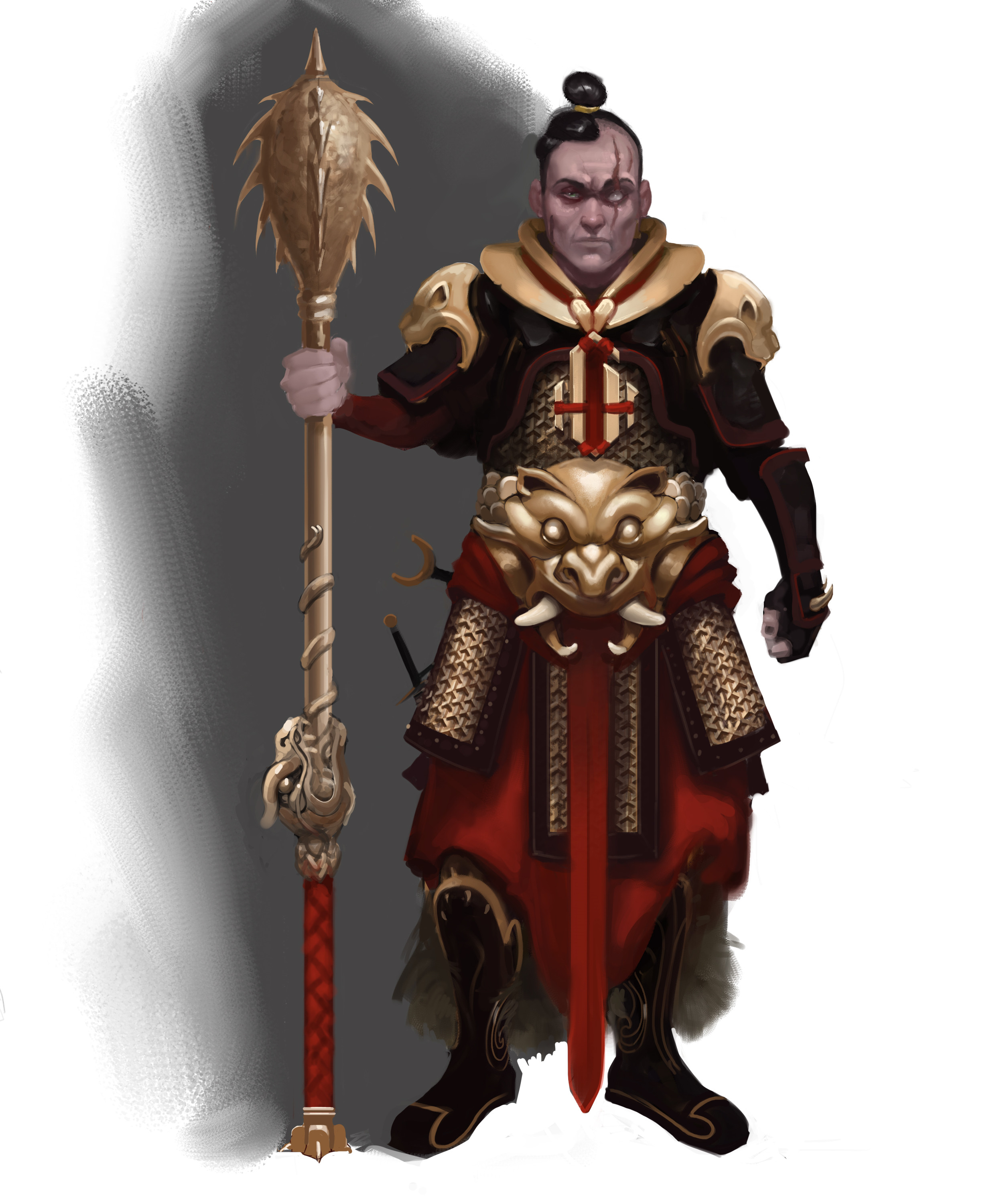 Jian, a somewhat mysterious mercenary, has an unwavering loyalty to whomever has the largest purse. Rumor has it he once switched sides in the middle of battle even.