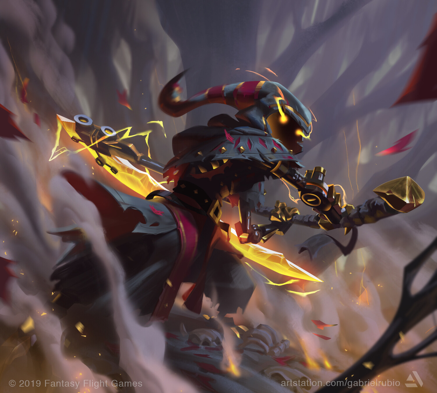 Gabriel Rubio The Grim Reaper Keyforge