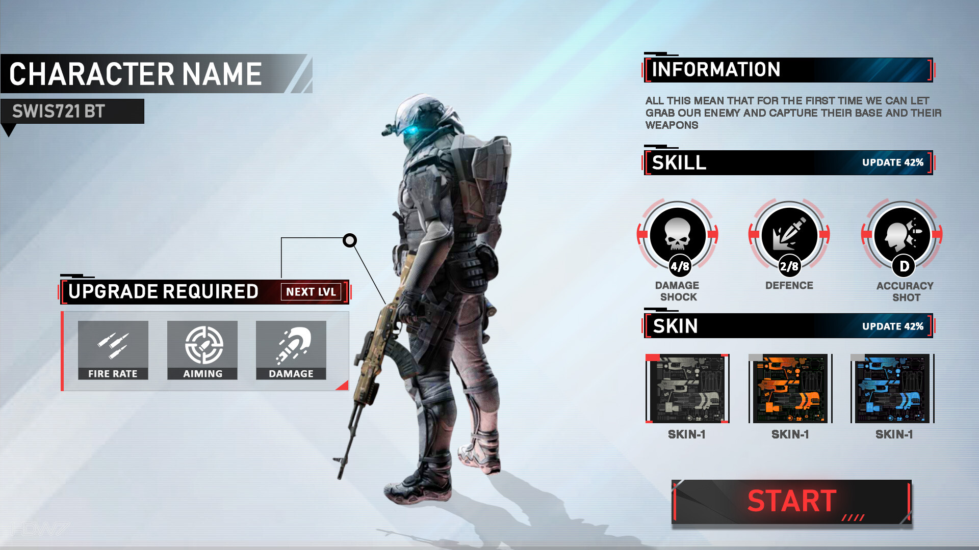 Artstation Free Fire Concept Character Selection Ui Abdul
