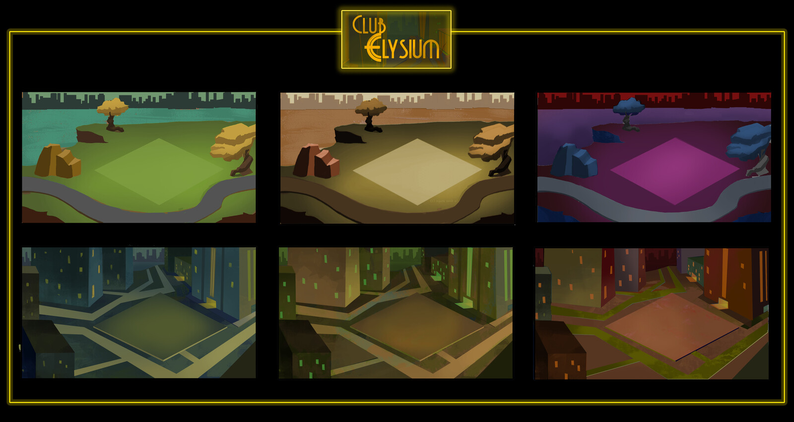 Game Board Concepts/Thumbnails