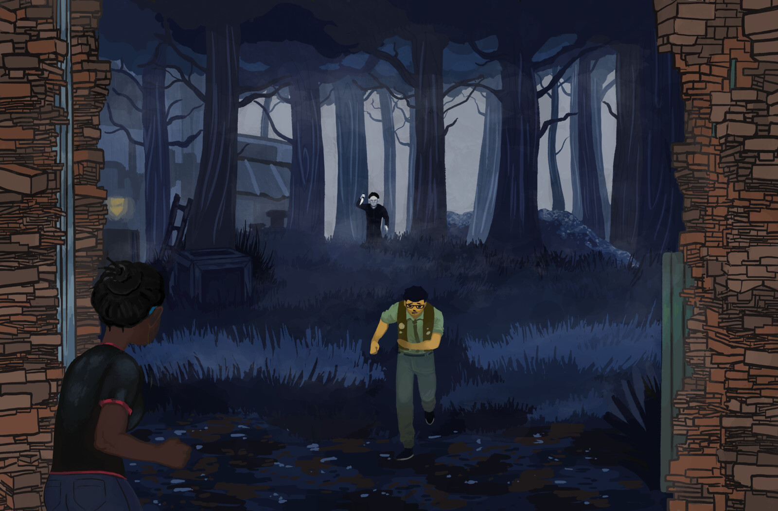 Artstation Dead By Daylight Fanart Escaping The Map Ebs James