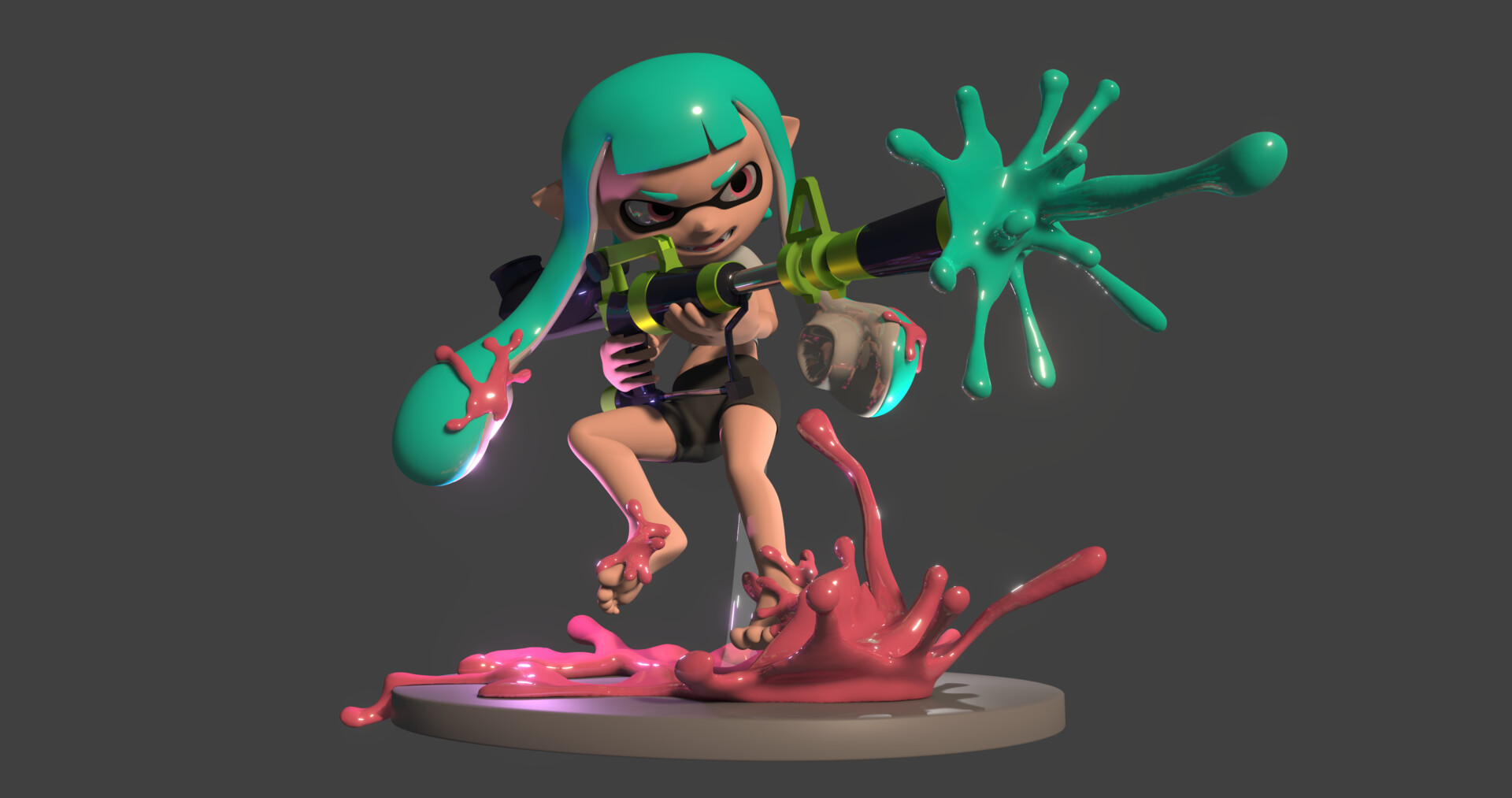 Inkling girl on sale action figure