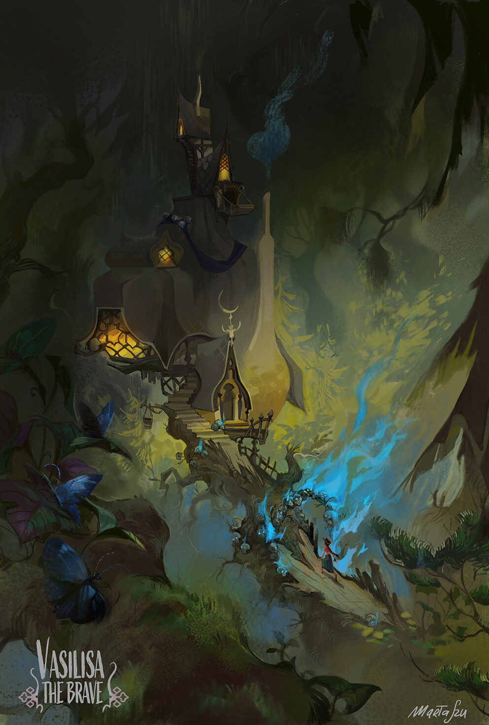 Wallpaper Marta Szu Baba Yaga S Hut HD