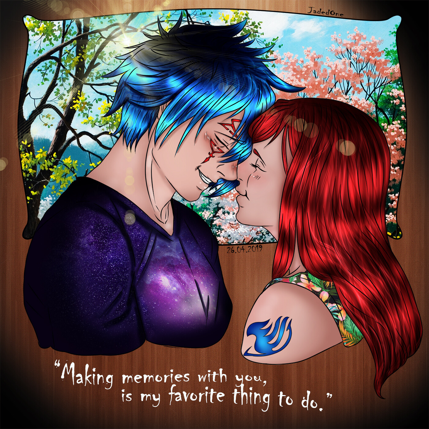 Jaded One Erza X Jellal Jellal x erza my favourite couple original : jaded one erza x jellal