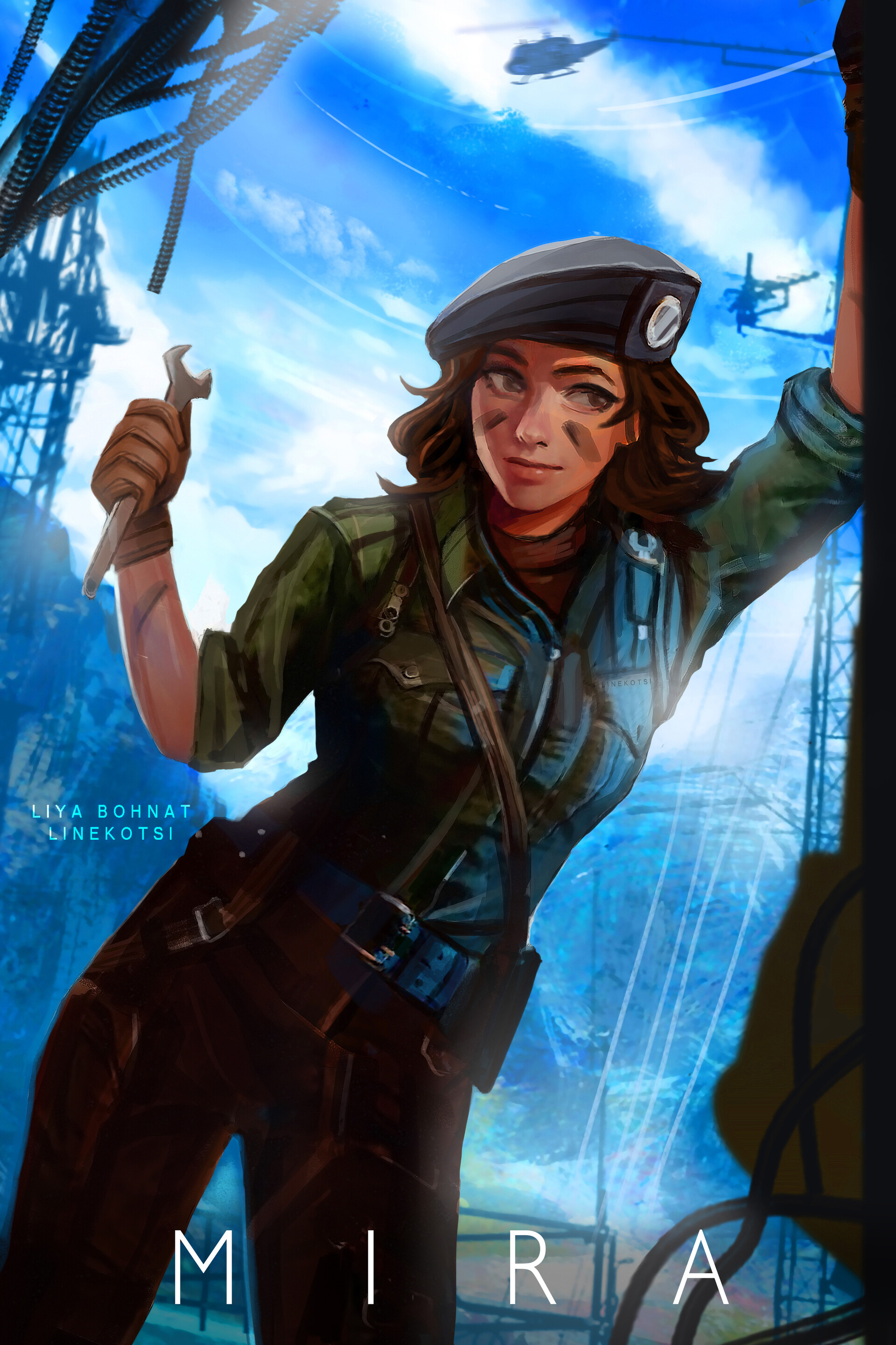 Artstation Mira Elite Skin From Tom Clancy S Rainbow Six Siege Liya Bohnat