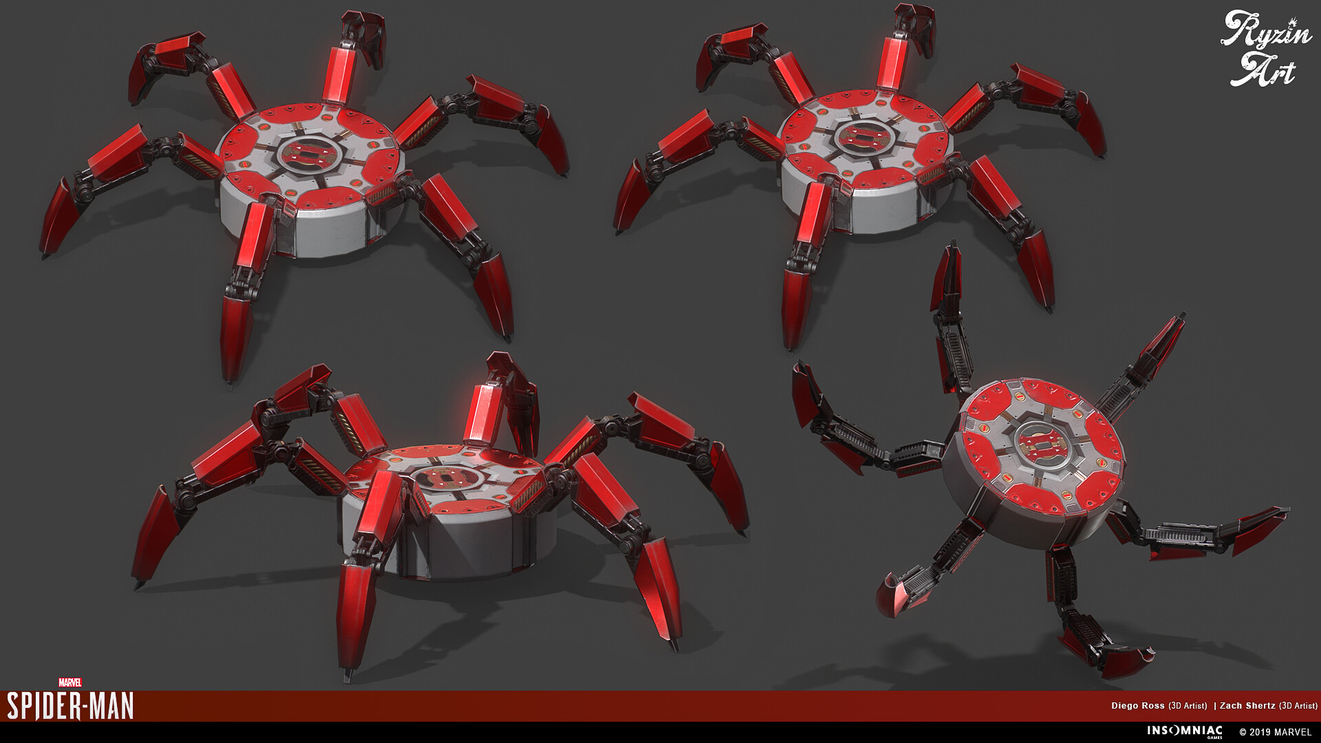 RYZIN ART - Marvel Spider-Man Tracer Gadget