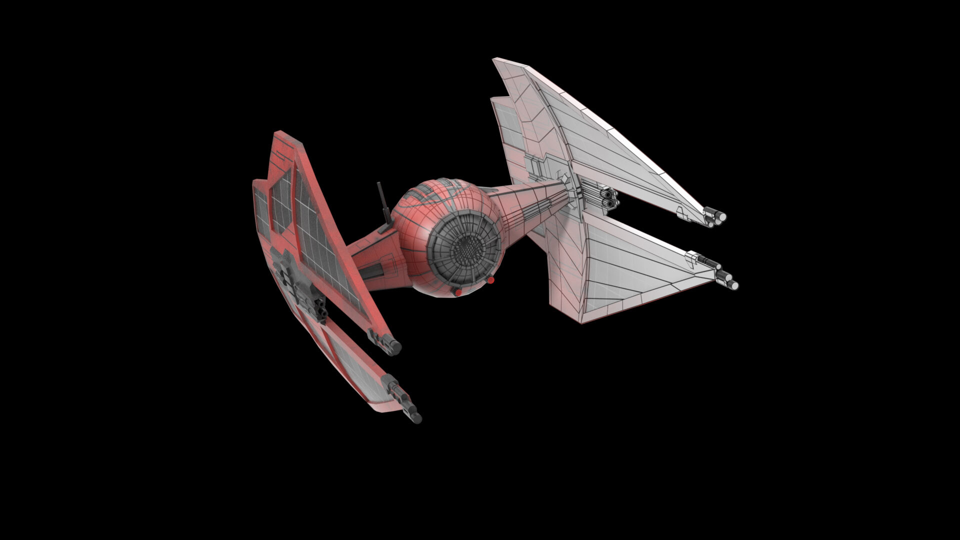 Artstation First Order Tie Interceptor Cameron Thomas