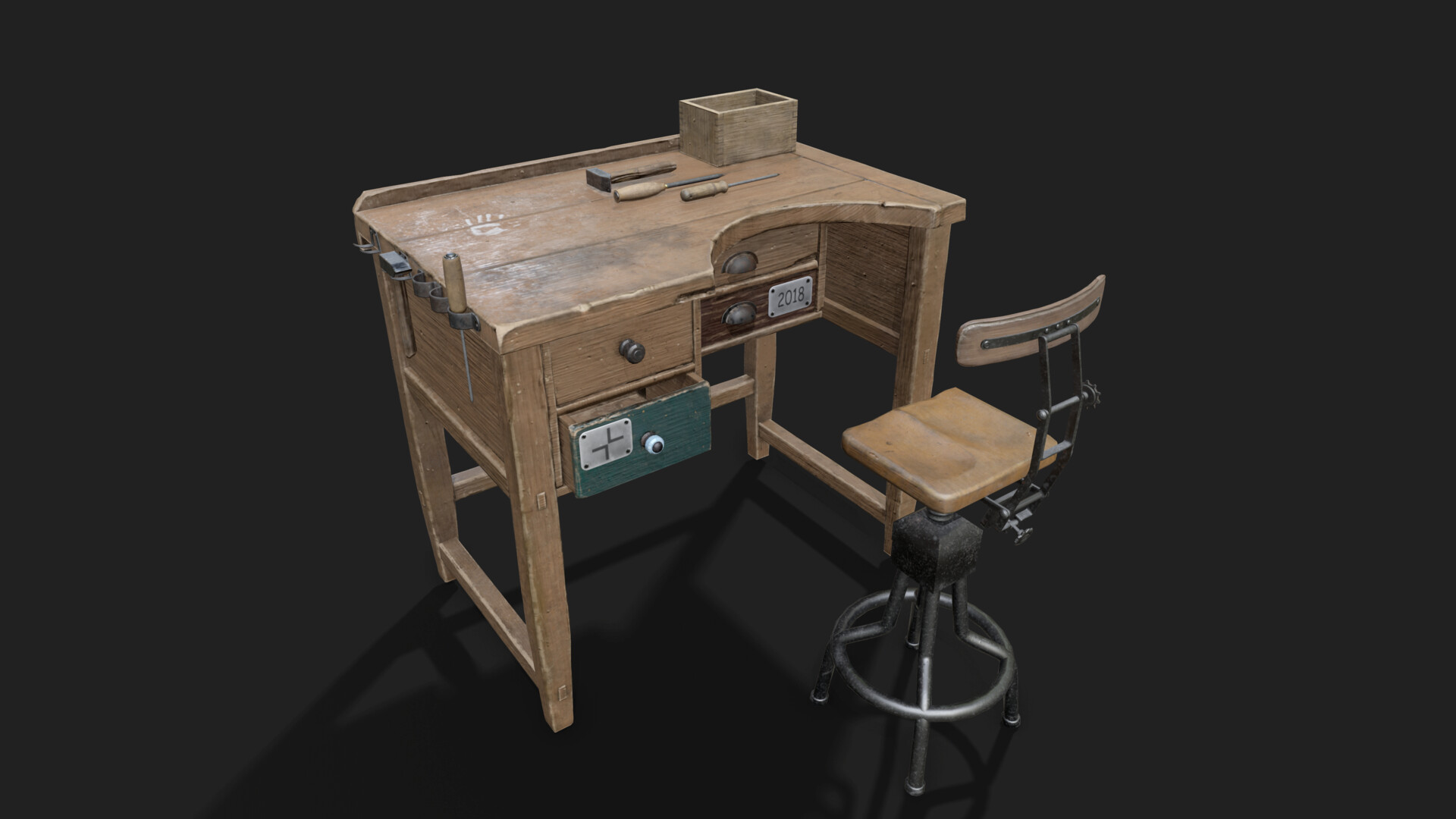 ArtStation - a table and chair