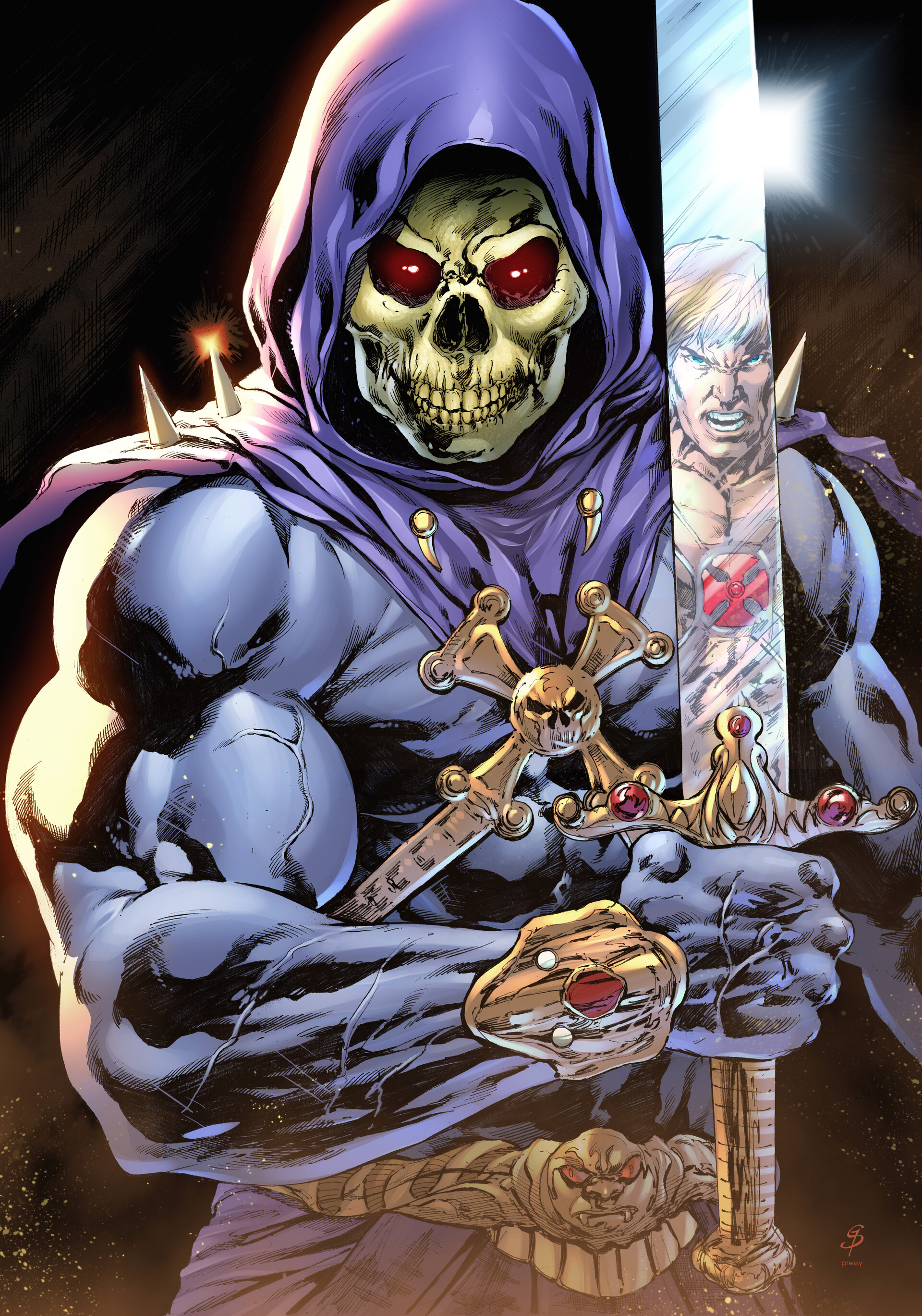 skeletor art series
