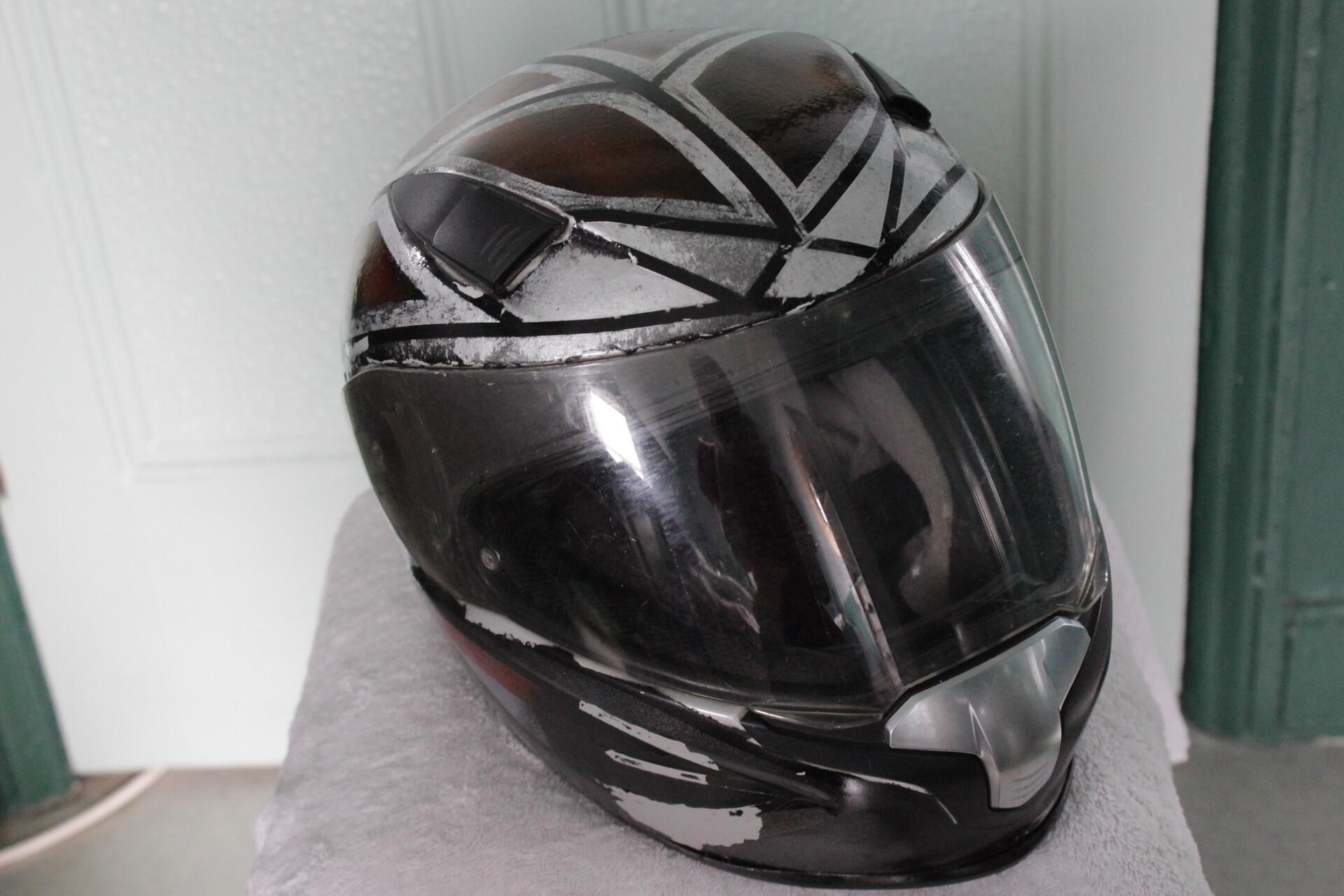 A M P Studios Motorbike Helmet Custom Paint Job