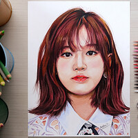 Artstation Colored Pencil Drawing Bts Jimin Jayugrim Freedraw