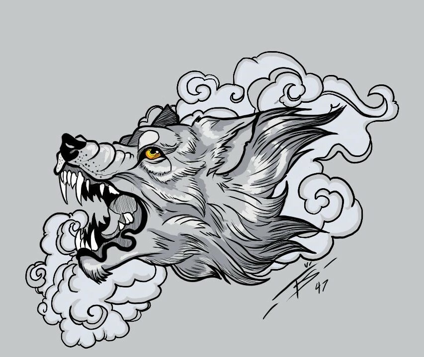 wolf head tattoos