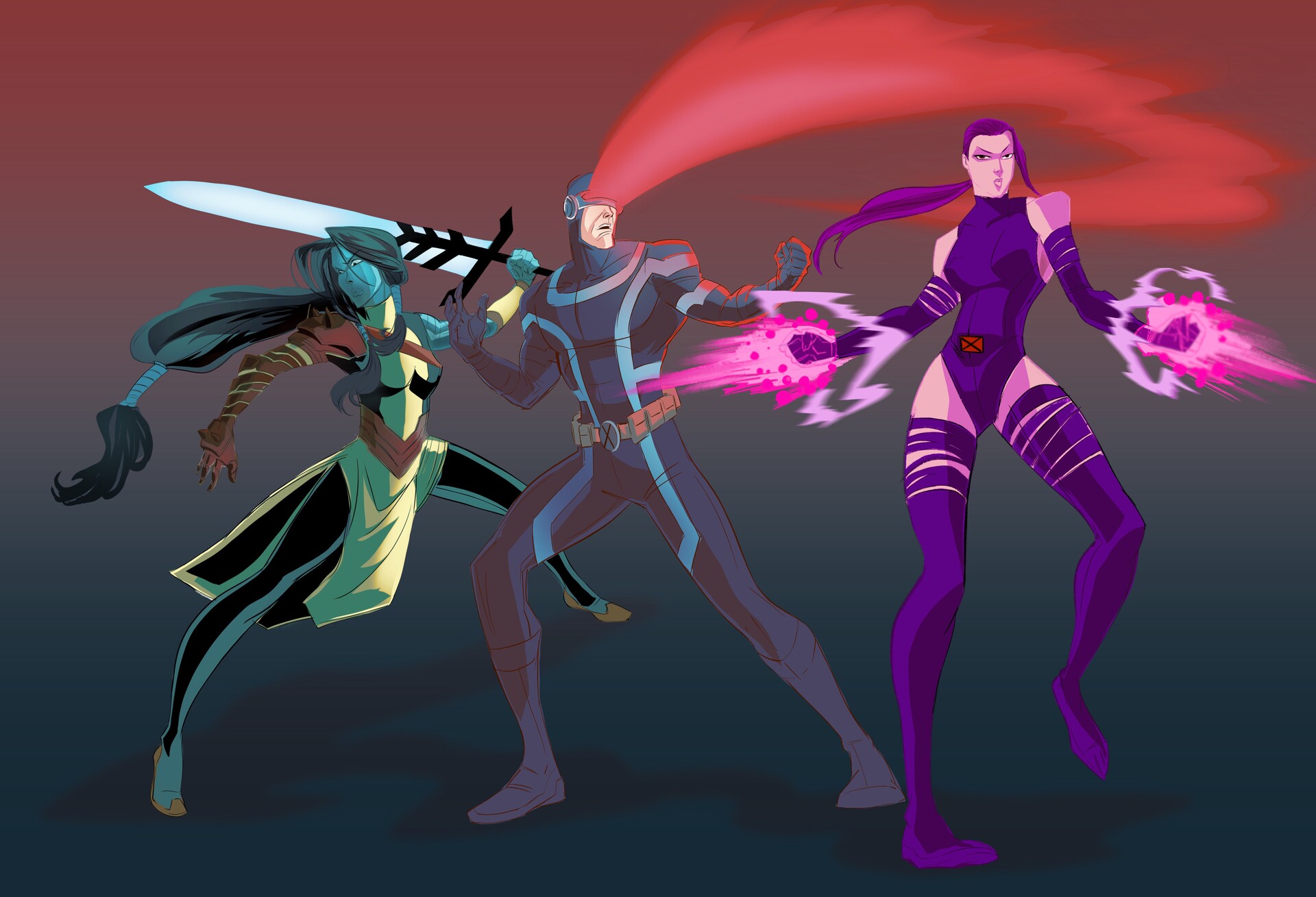 ArtStation Xmen characters