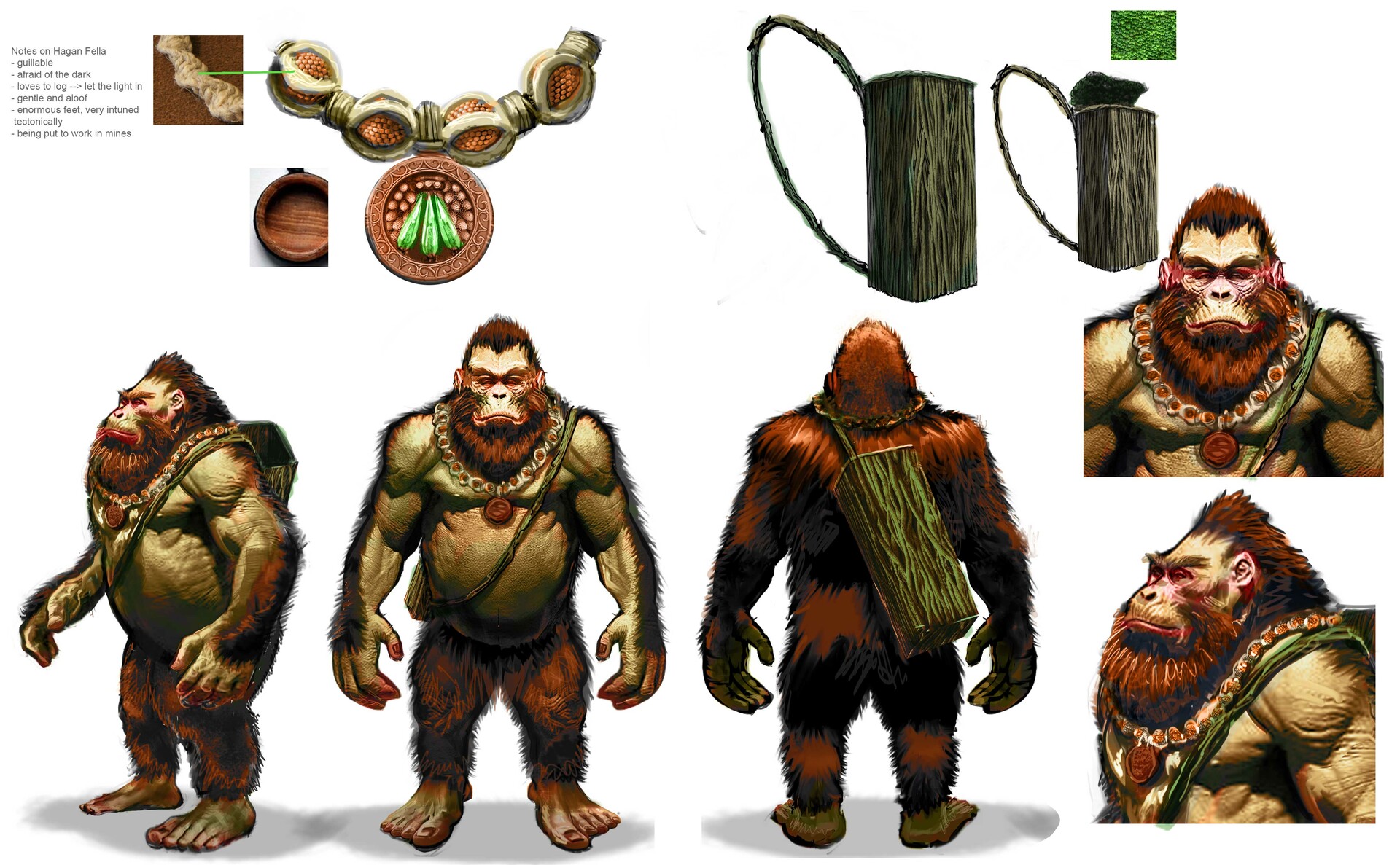 ArtStation - Choose your favorite choice for the Gorilla in our video game.