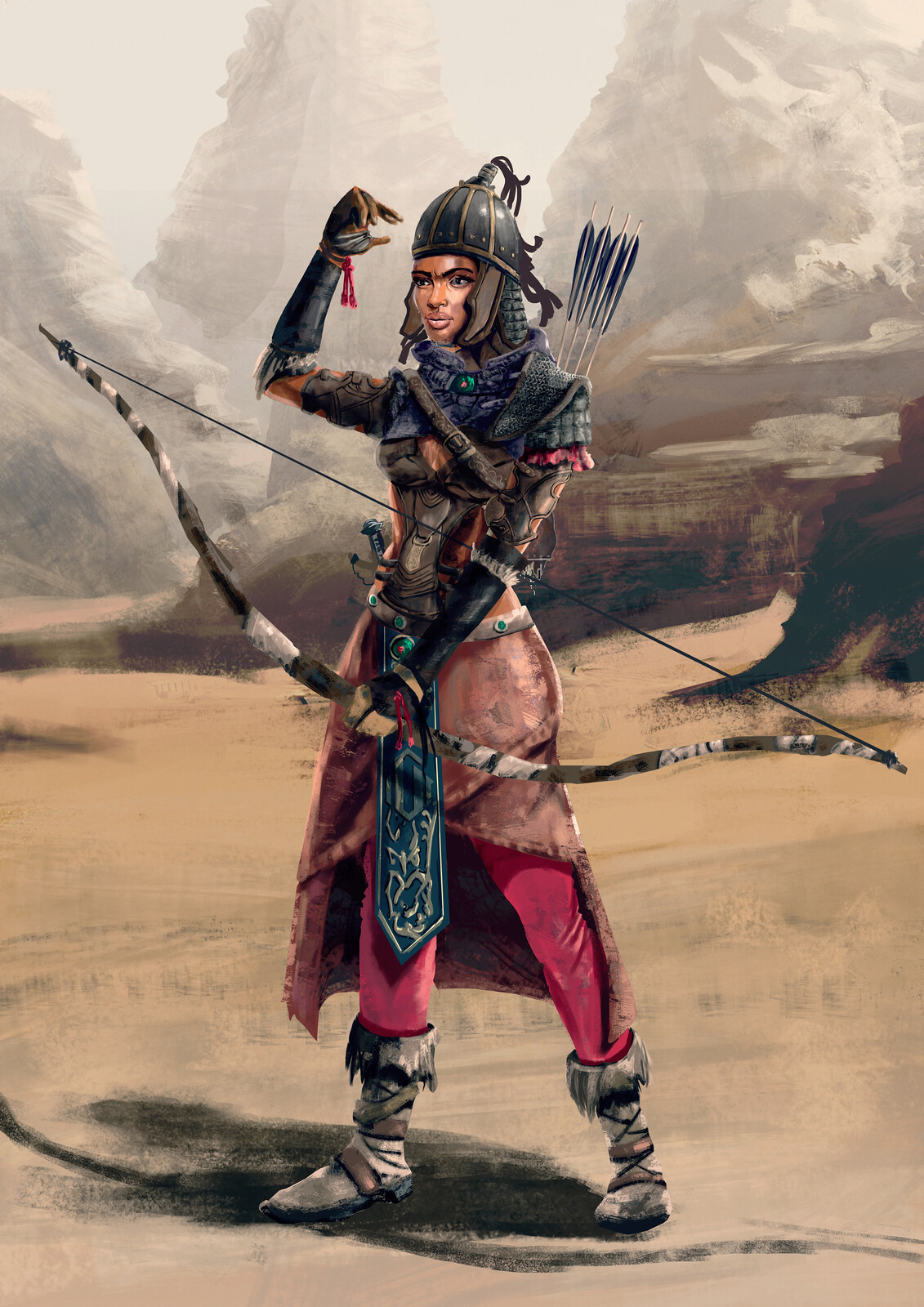 Naima, the archer of the Loulan Kingdom