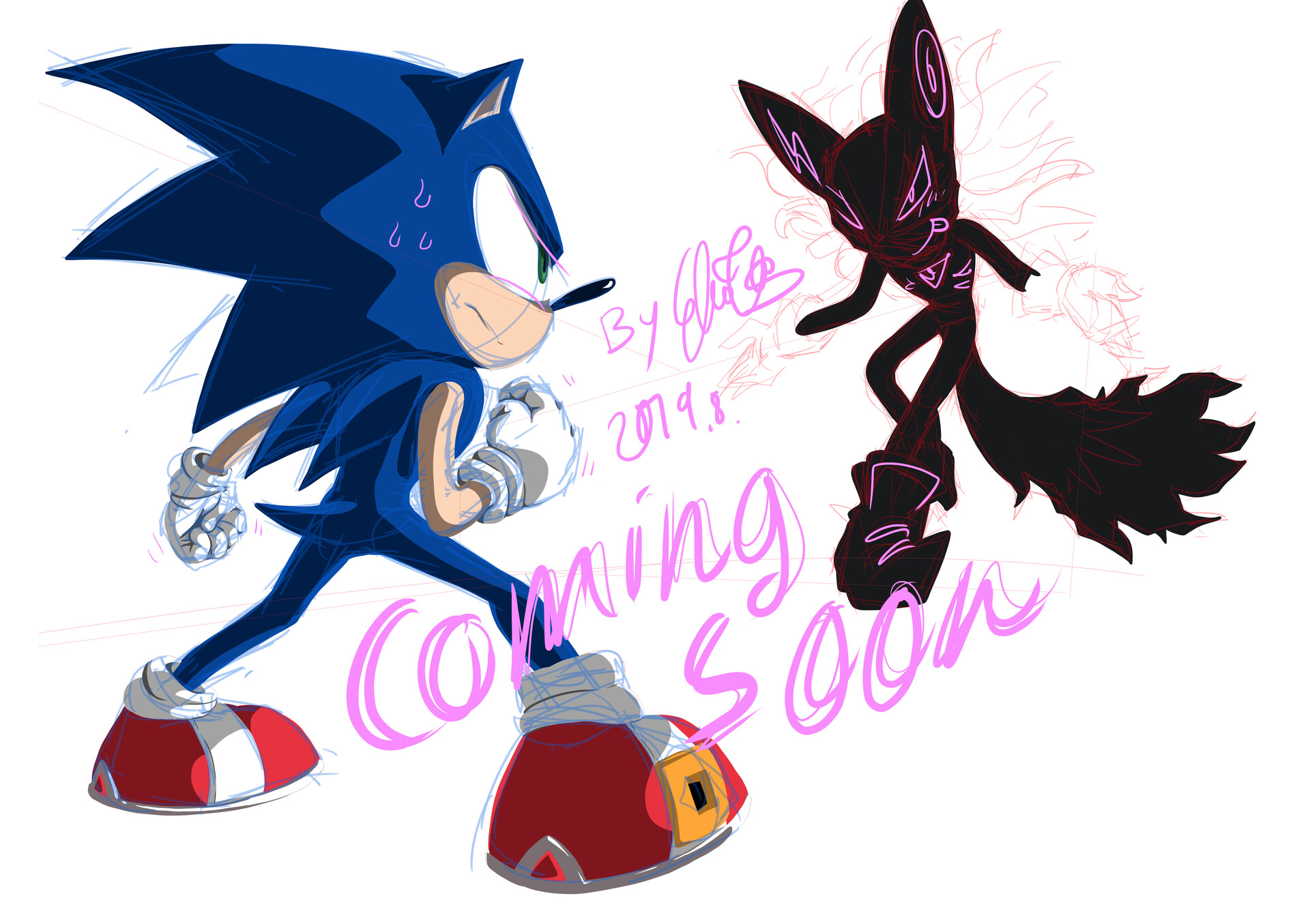 ArtStation - Fan art: Sonic vs. Infinite
