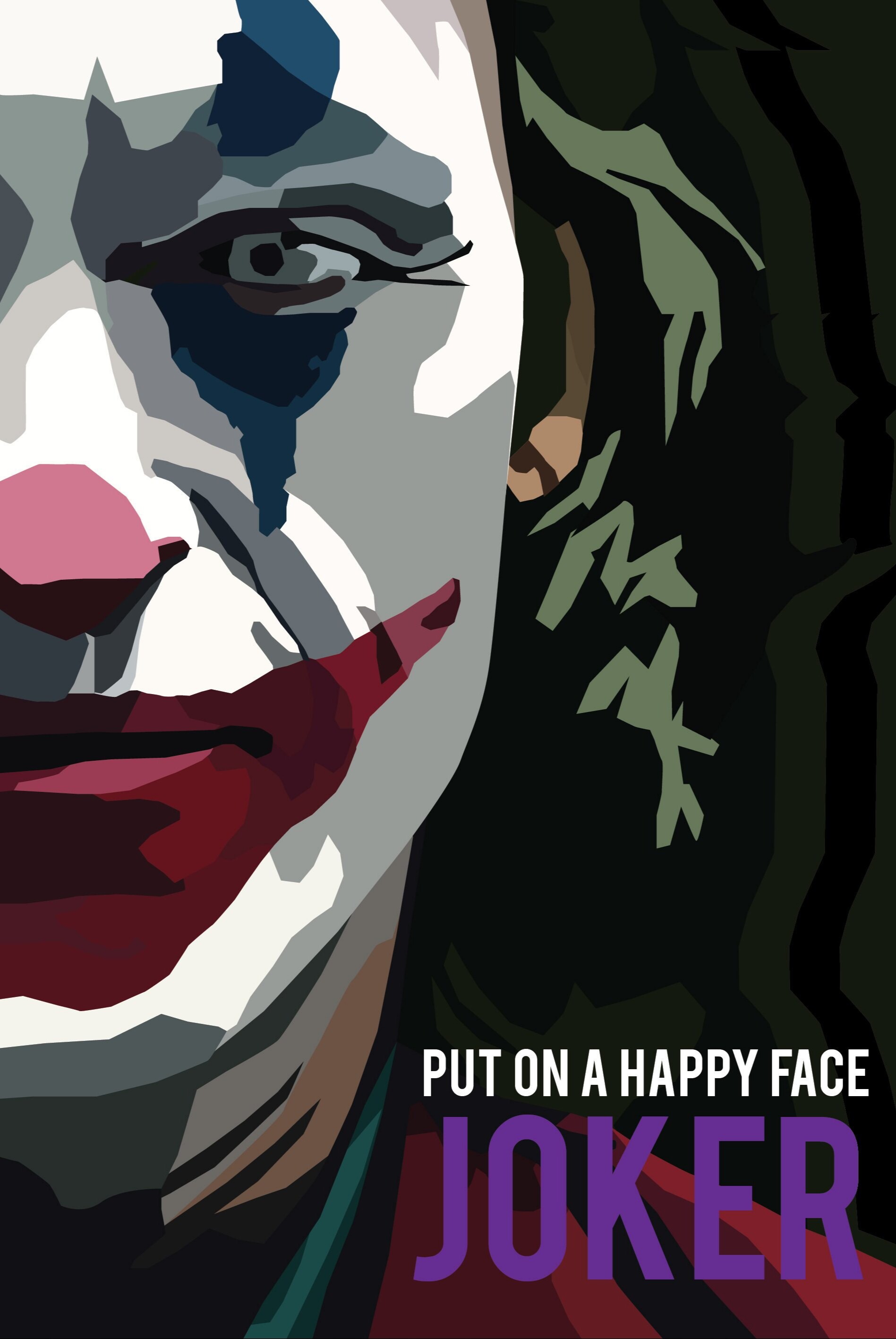Doomw123 Roi Levy - Joker movie poster - Joaquin Phoenix