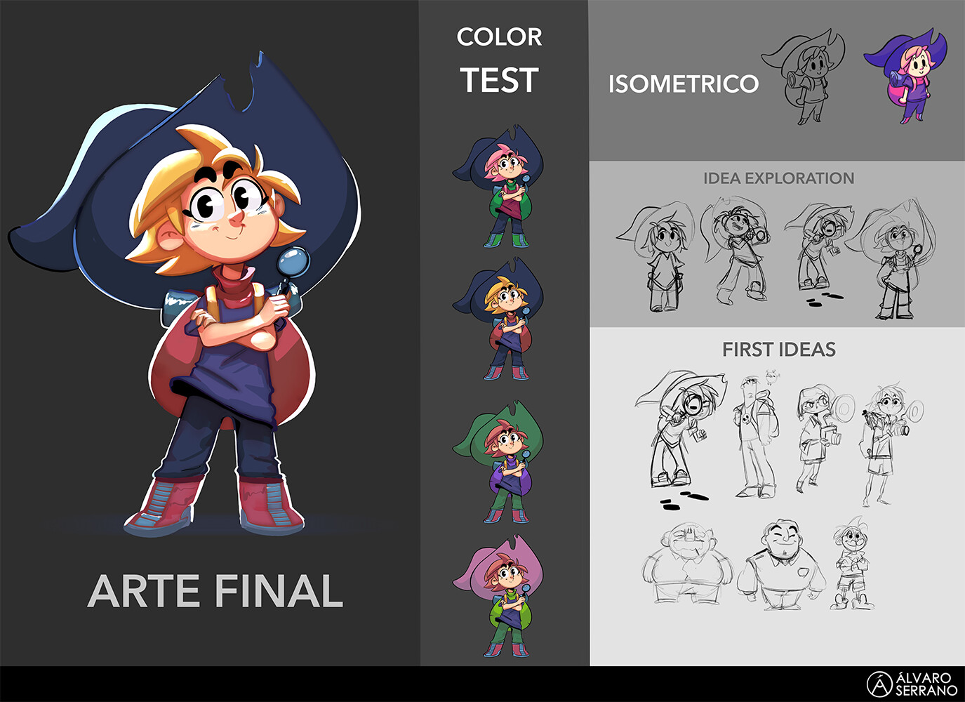 Look at this young sorcerer trying to solve some puzzles! 