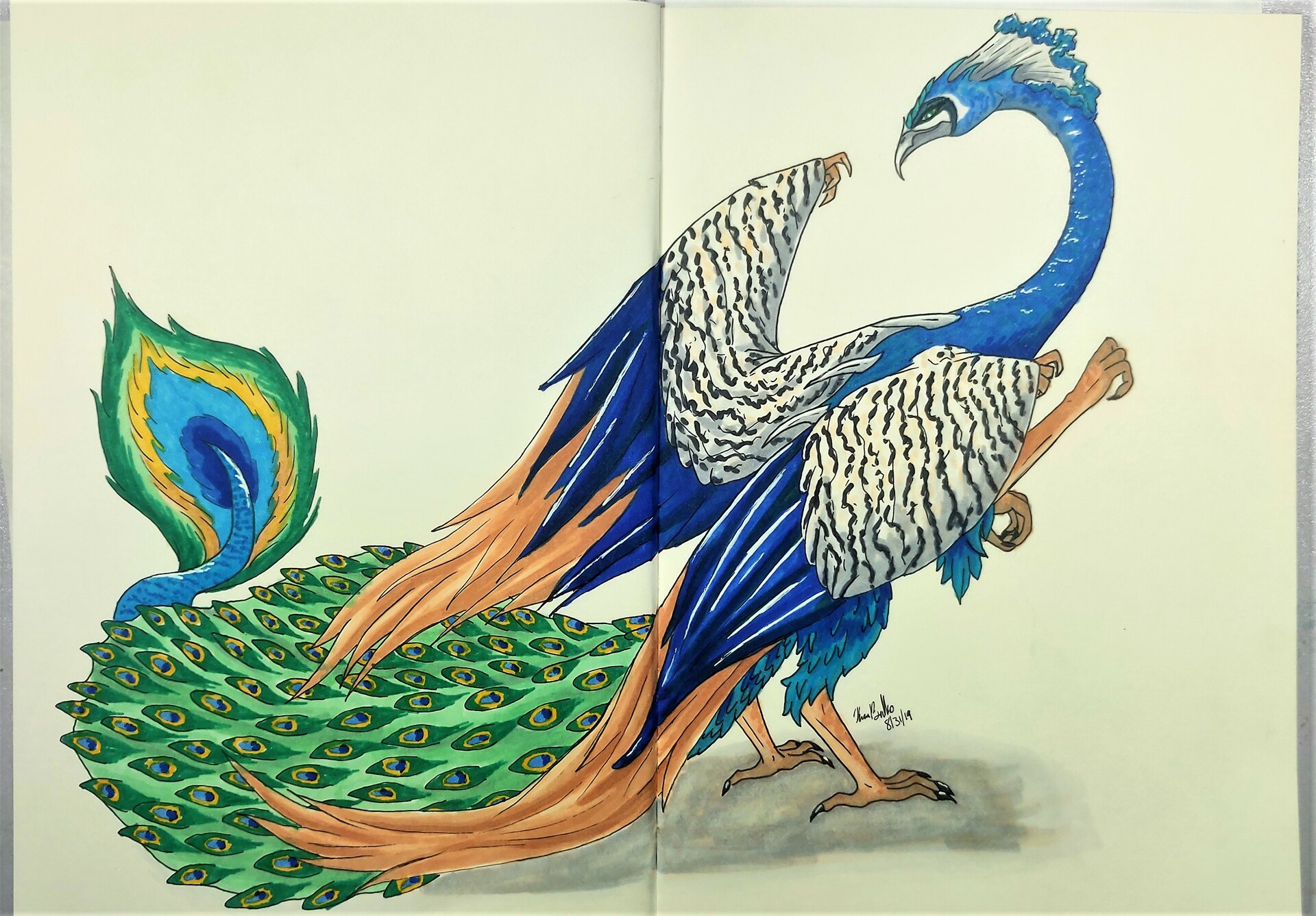 ArtStation Peacock Dragon