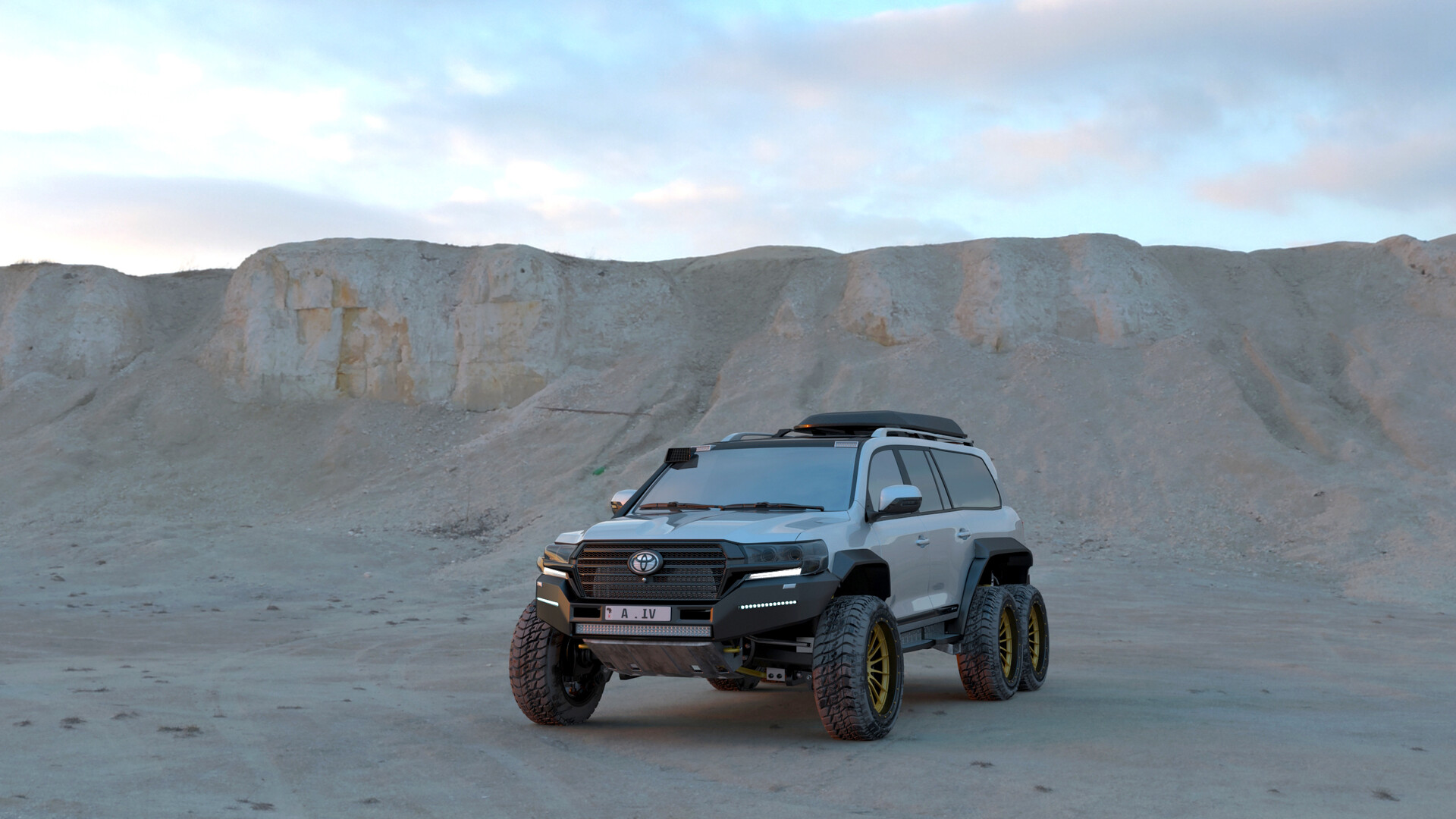 ArtStation - Landcruiser 600 series.