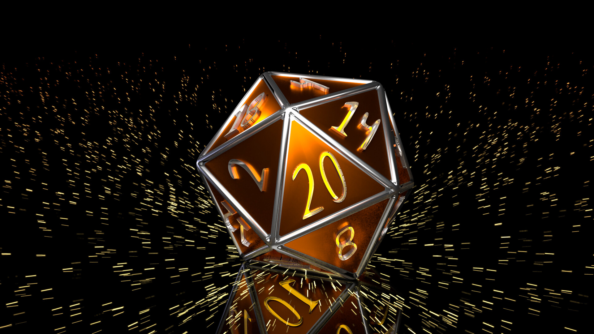 ArtStation - Metallic D20