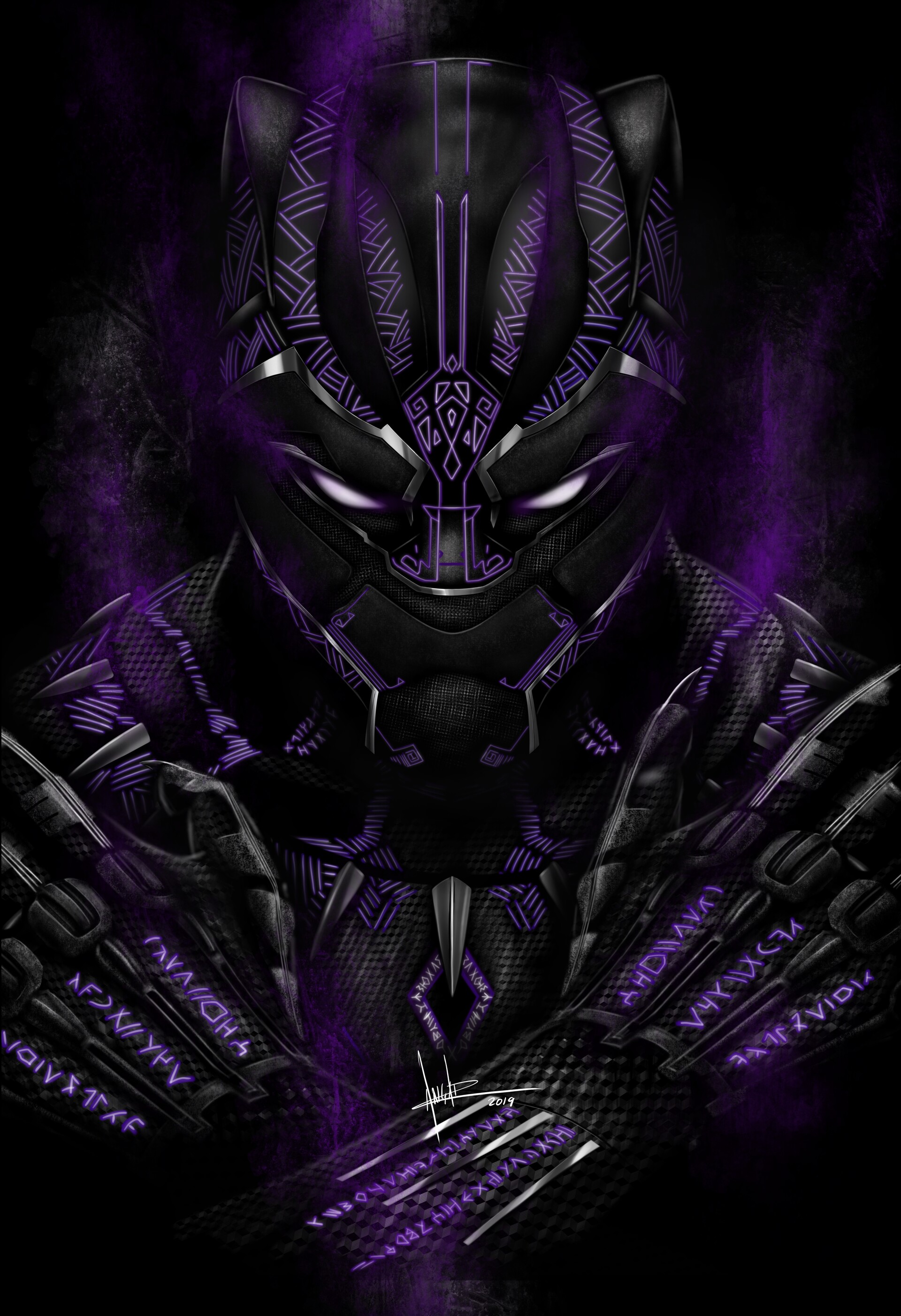 ArtStation Black  Panther  fan art Emmanuel Andrade