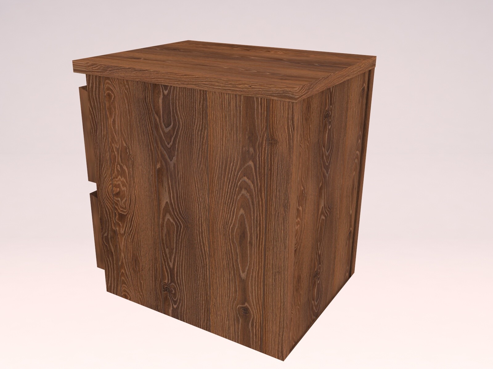 Anastasia Yanieva Ikea Chest Of 2 Drawers Malm Low Poly 3d Model